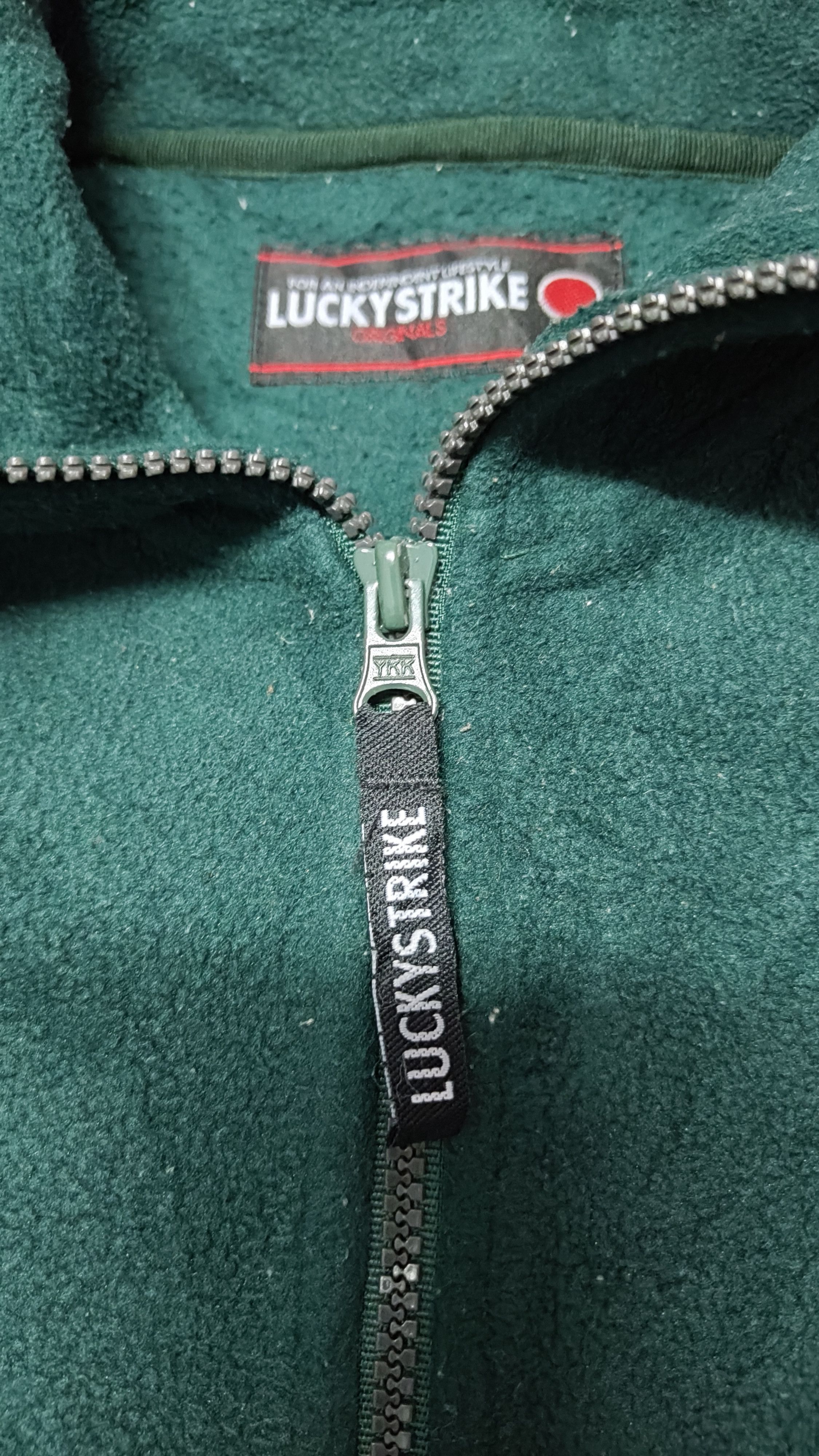 Sports Specialties × Vintage 🔥OFFER🔥 Vintage Lucky Strike sweater Fleece Half Zipper Size US M / EU 48-50 / 2 - 4 Thumbnail
