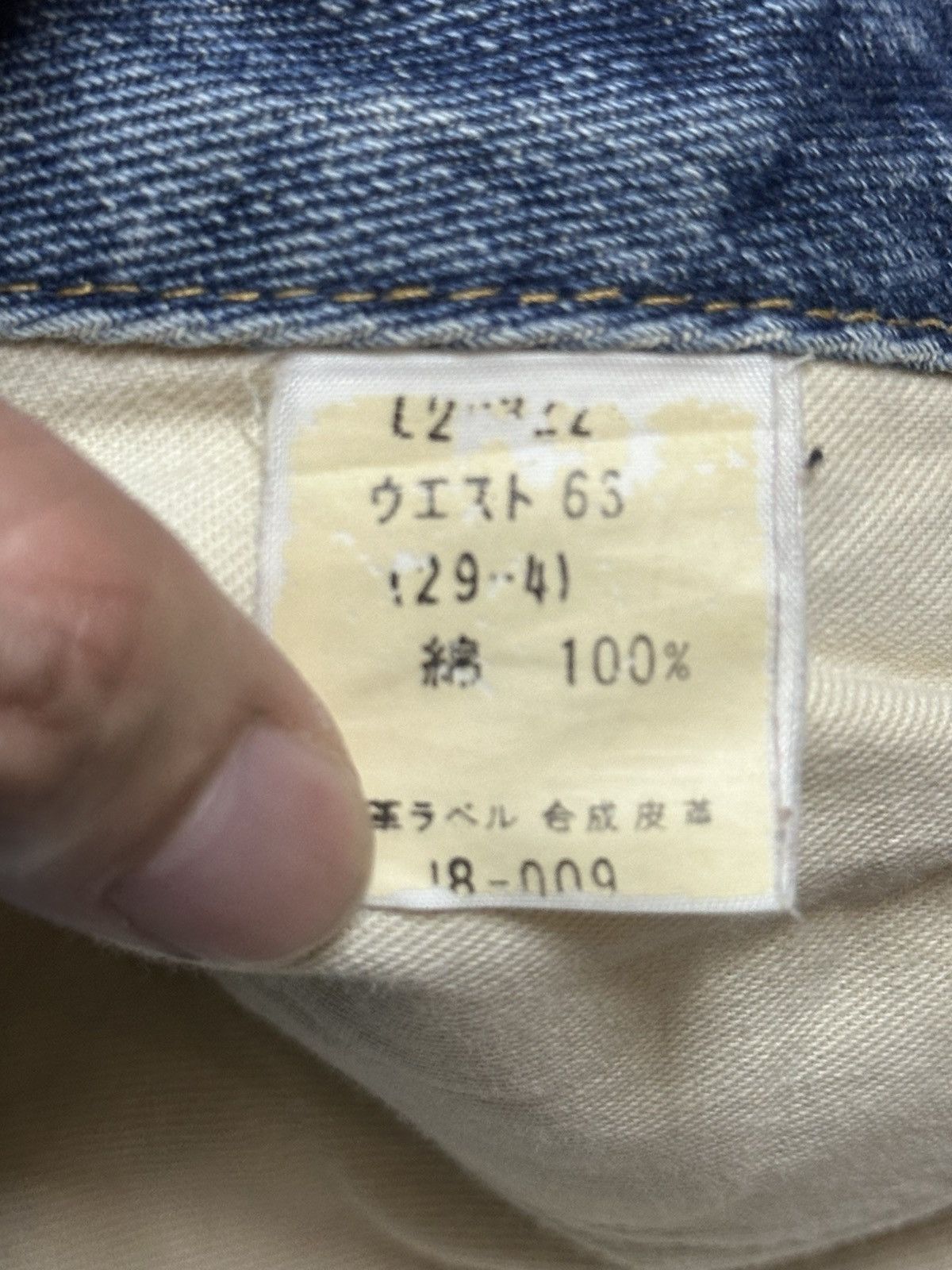 Japanese Brand Brappers Vintage Distressed Jean With Bootcut Style & Faded Size US 28 / EU 44 - 9 Thumbnail