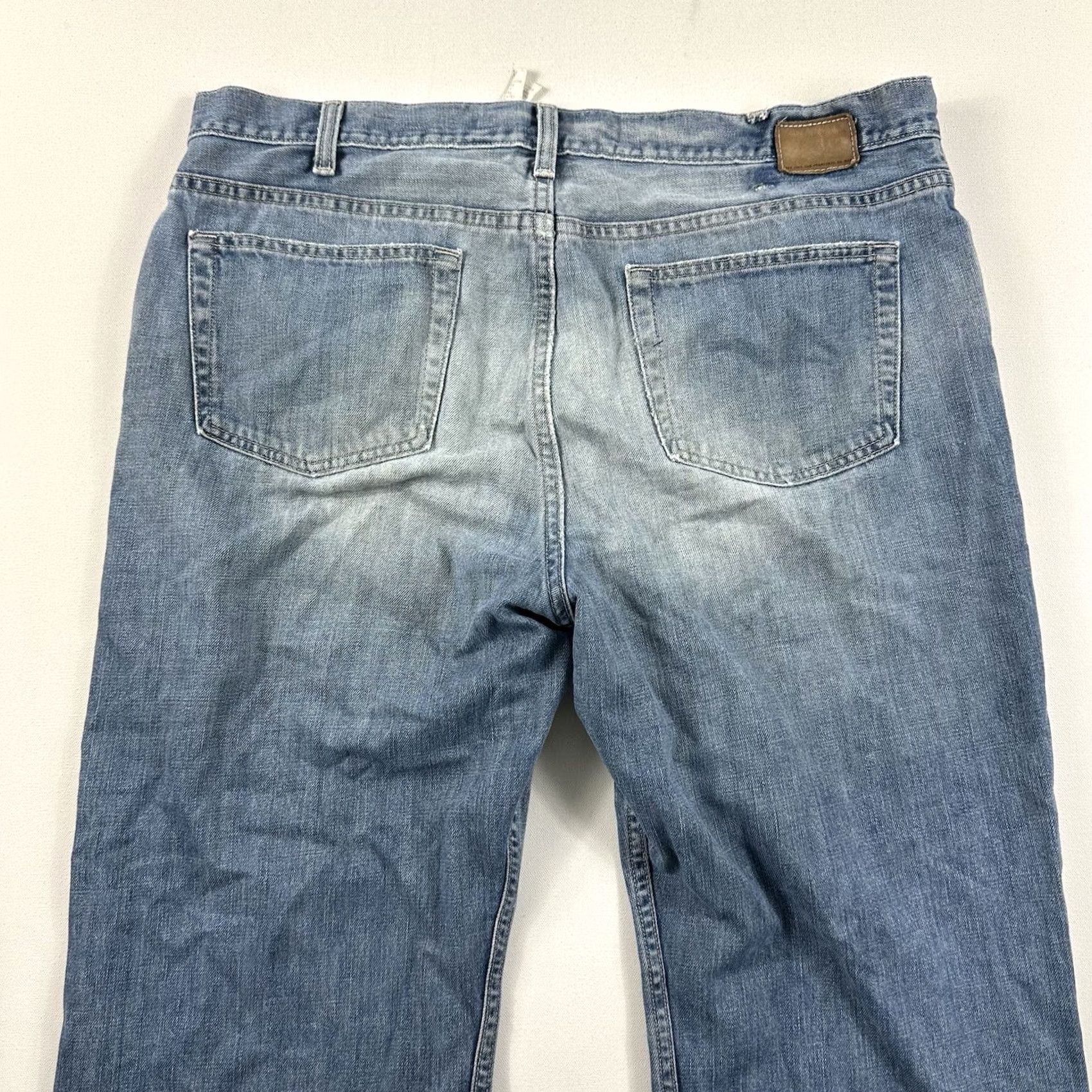 Gap VINTAGE Gap Jeans Men 40x28 Mid Relaxed Boot Fit 100% Cotton Light Wash Size US 40 / EU 56 - 4 Thumbnail
