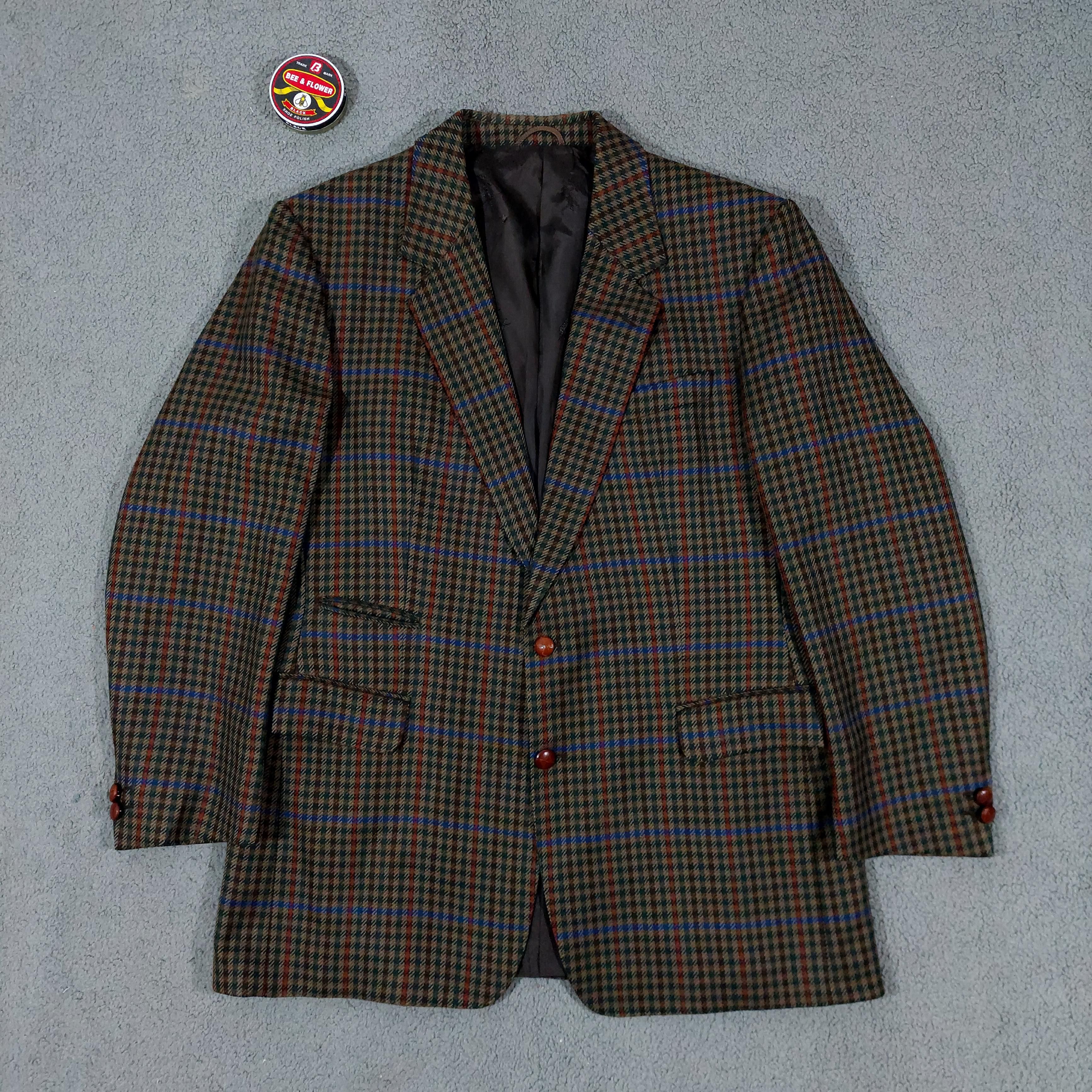 vintage wool Burberry Blazer made in west Germany