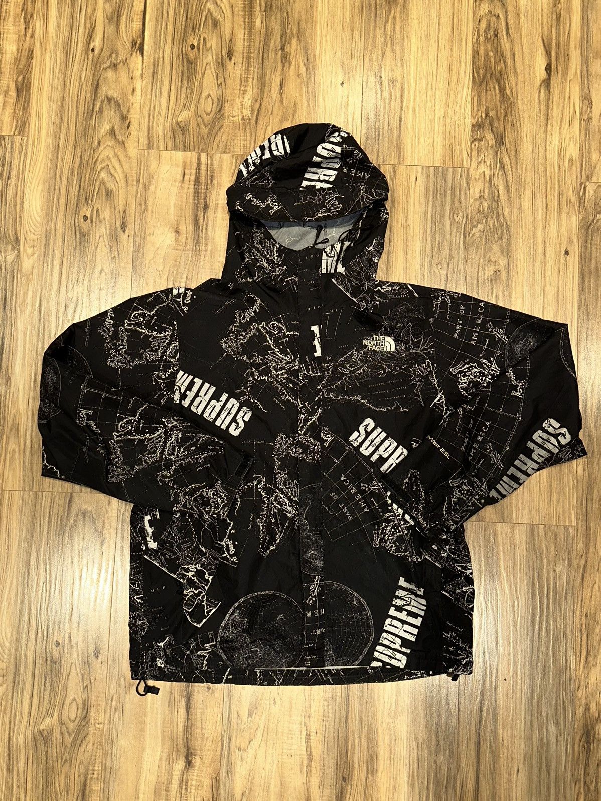 image of Ss12 Supreme The North Face Ventura Jacket in Black, Men's (Size Medium)