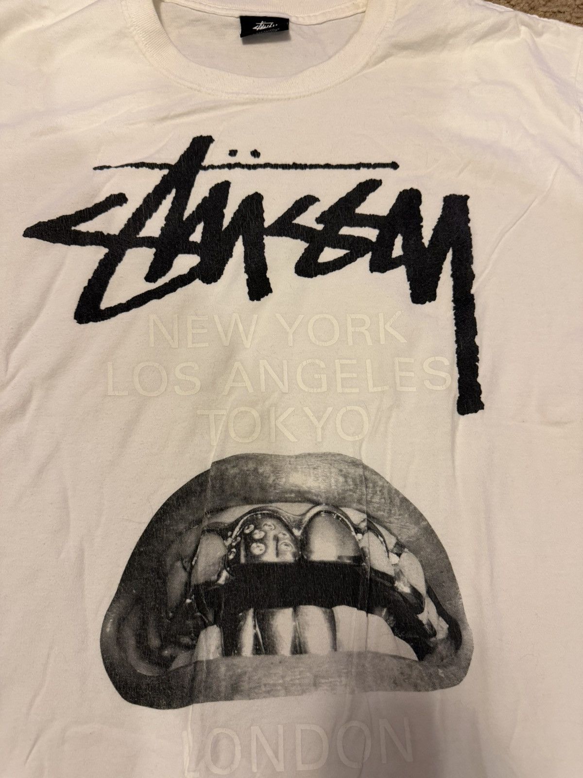 Rick Owens × Stussy Stussy x Rick Owens World Tour T-Shirt Size US L / EU 52-54 / 3 - 2 Thumbnail
