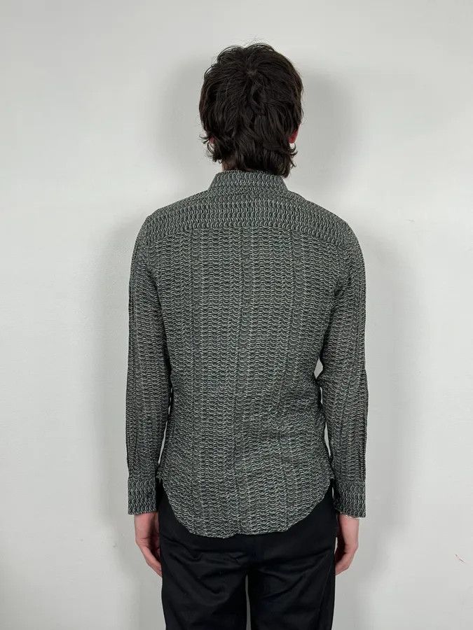 Emporio Armani 2000s Emporio Armani Chainlink Print Shirt Size US S / EU 44-46 / 1 - 3 Thumbnail