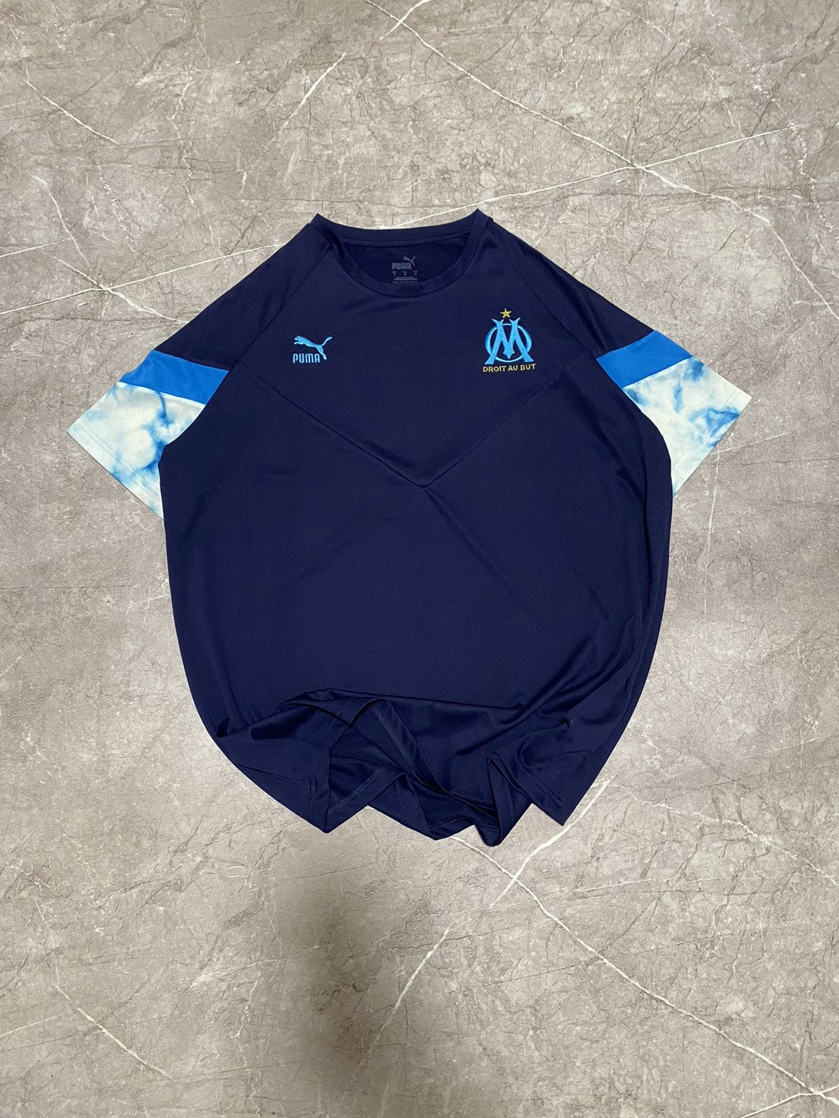 Puma Puma Olympique Marseille 2021 Training Soccer Jersey Y2K Size US L / EU 52-54 / 3 - 3 Thumbnail