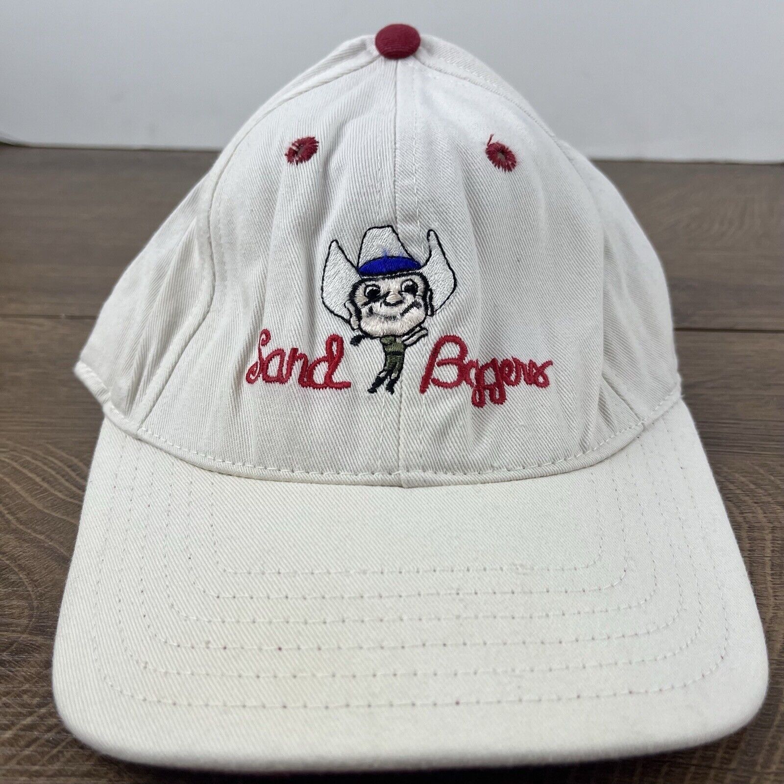 Other Sand Baggers Hat White Cap Hat Adjustable Hat White Adult Ha Size ONE SIZE - 6 Thumbnail
