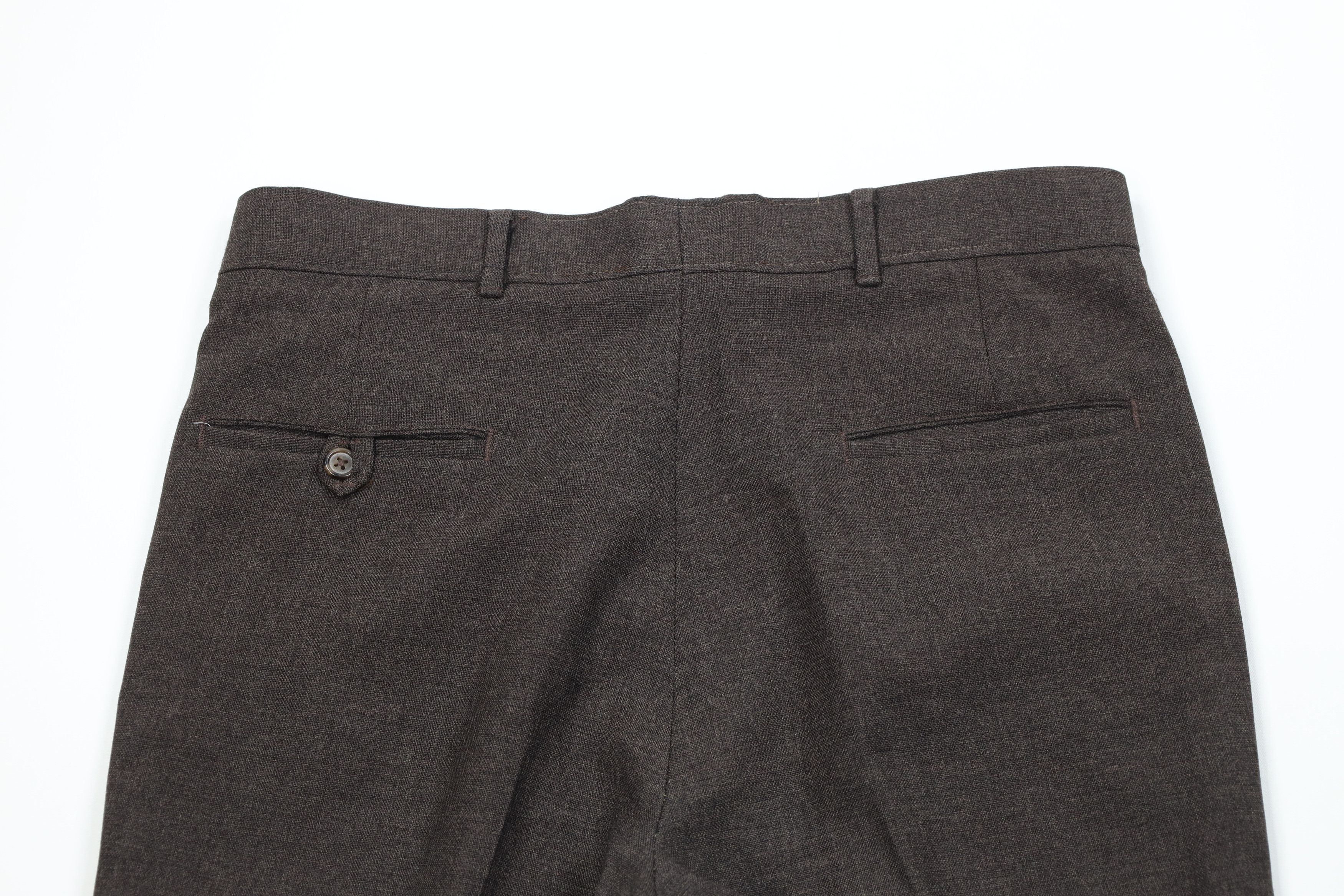 Levi's Vintage 70s Levis Knit Flared Wide Leg Chino Pants Brown USA Size US 32 / EU 48 - 11 Thumbnail