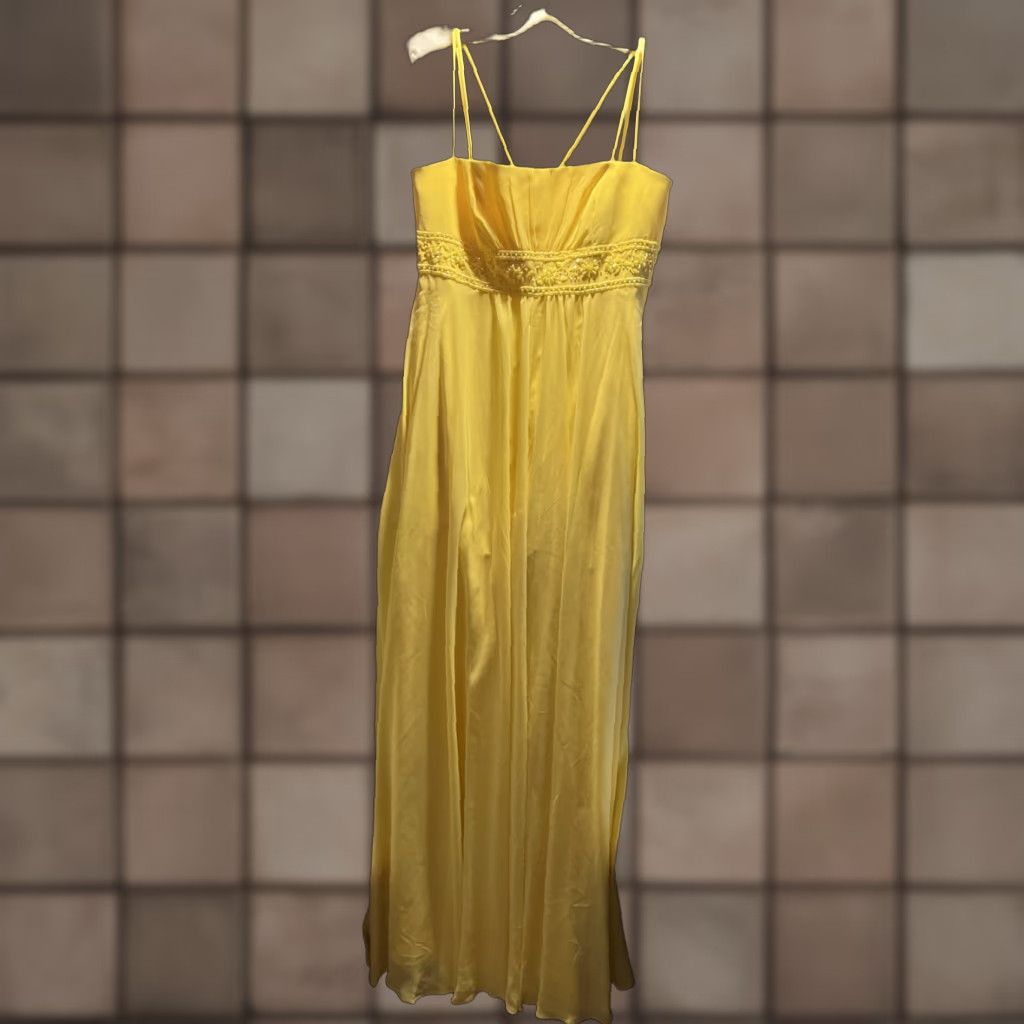 Vintage David’s Bridal Sunbeam Gown Adult Size 2 Prom Or Bridesmaids Dress Evening Size ONE SIZE - 1 Thumbnail