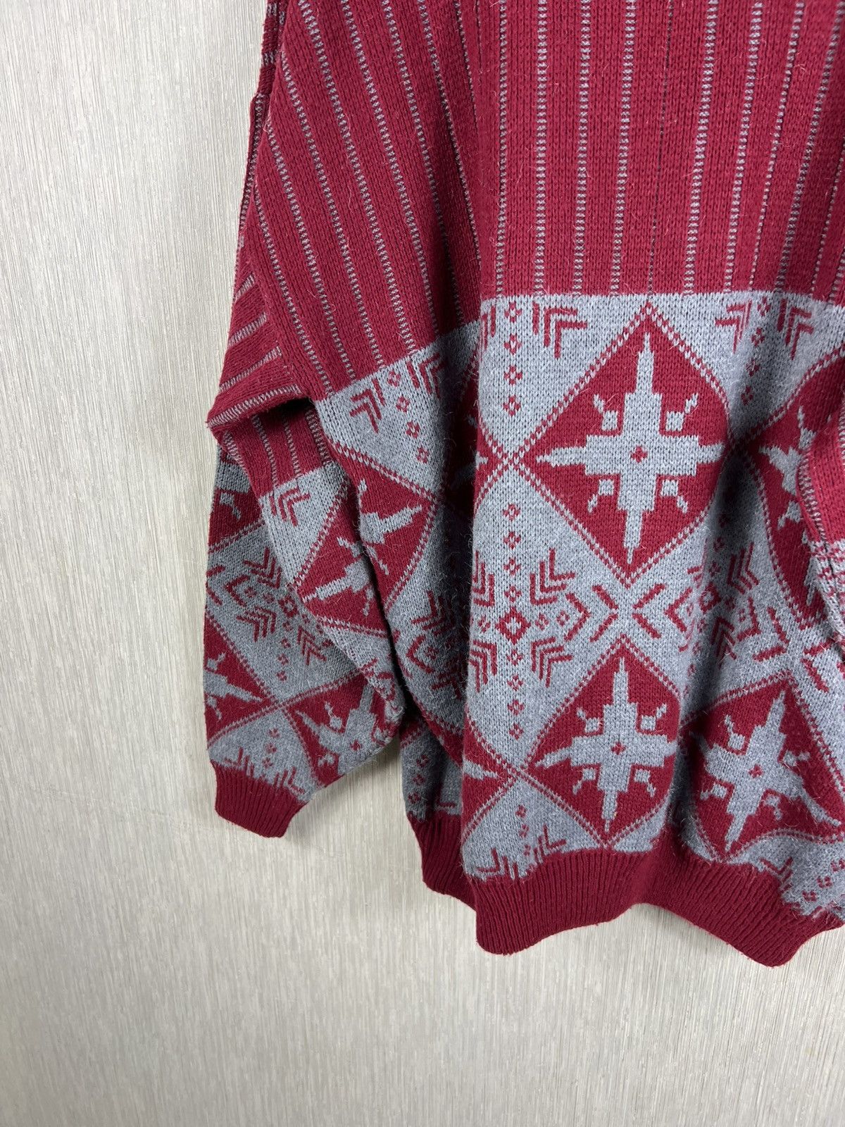 Levi's Vintage Levis Civvy Street snowflakes winter pattern sweater Size US XL / EU 56 / 4 - 16 Thumbnail