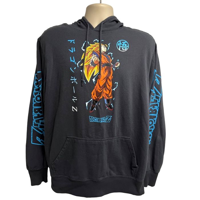 Sweat Graphique Dragon Ball Z Broly Goku Goken - Taille S - Gris - Défectueux (Voir Desc.)