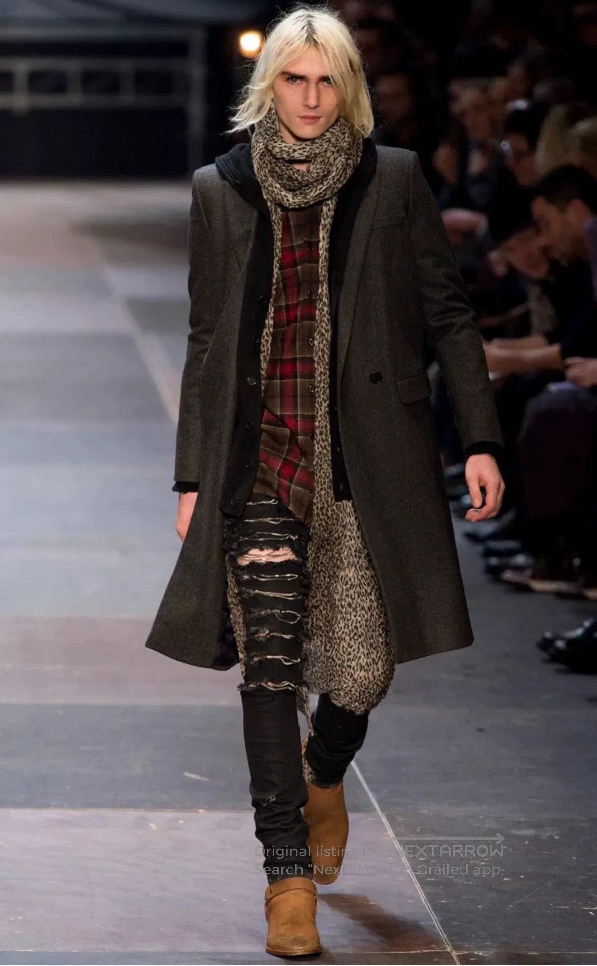 Saint Laurent Paris Saint Laurent SLP 13FW Red Plaid Wool Shirt. Size US S / EU 44-46 / 1 - 8 Thumbnail