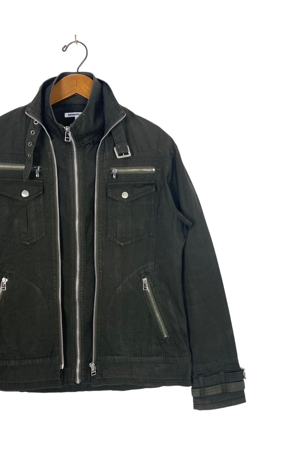 Japanese Brand Rare‼️ Semantic Design Bondage Jacket Double Zip Size US S / EU 44-46 / 1 - 4 Thumbnail