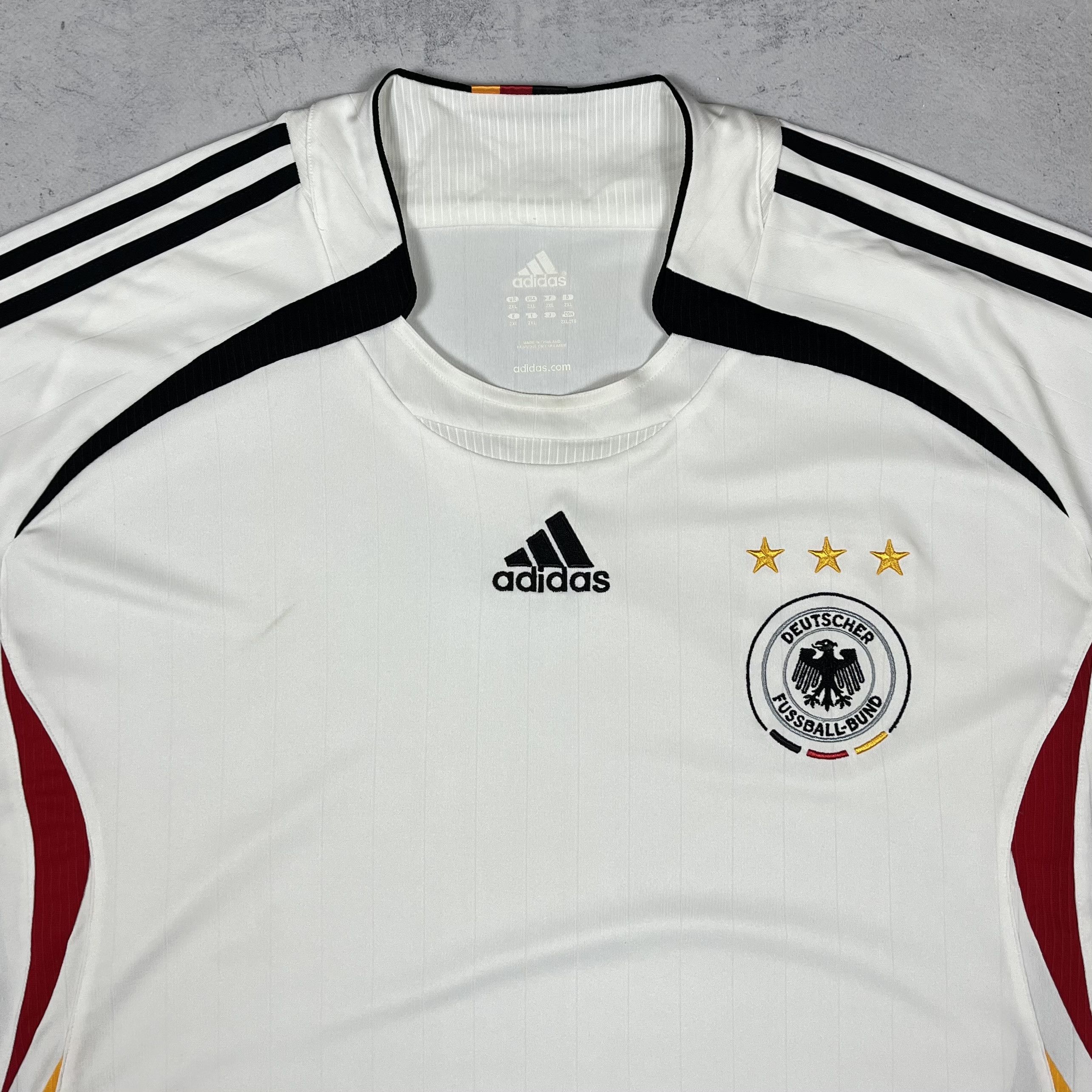 Adidas Vintage Adidas Germany Home Soccer Jersey Shirt 2006/2008 Size US XXL / EU 58 / 5 - 7 Thumbnail