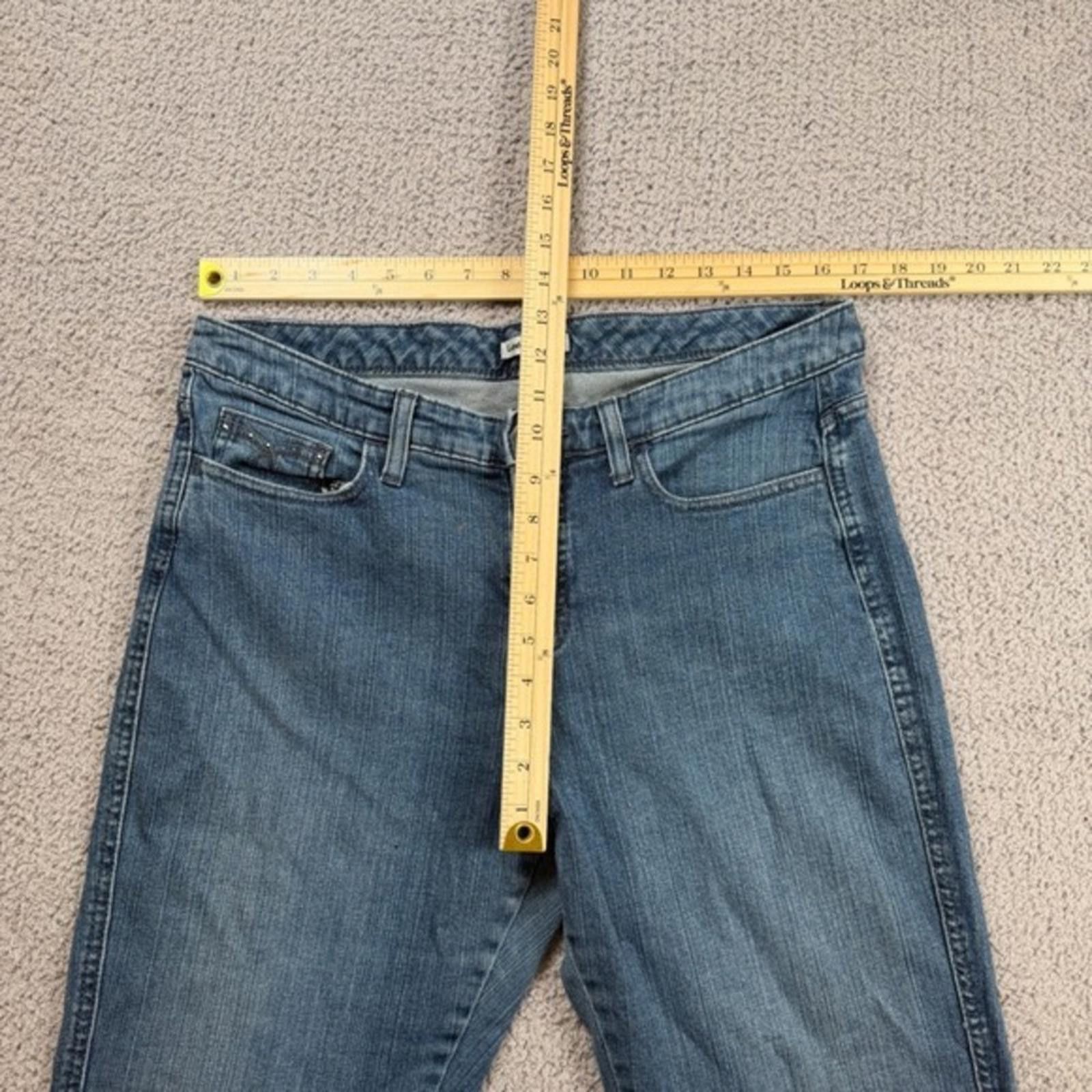 Lee Lee Lower on the Waist Jeans Womens 14 Med Stretch Bootcut Size 36" / US 14 / IT 50 - 4 Thumbnail