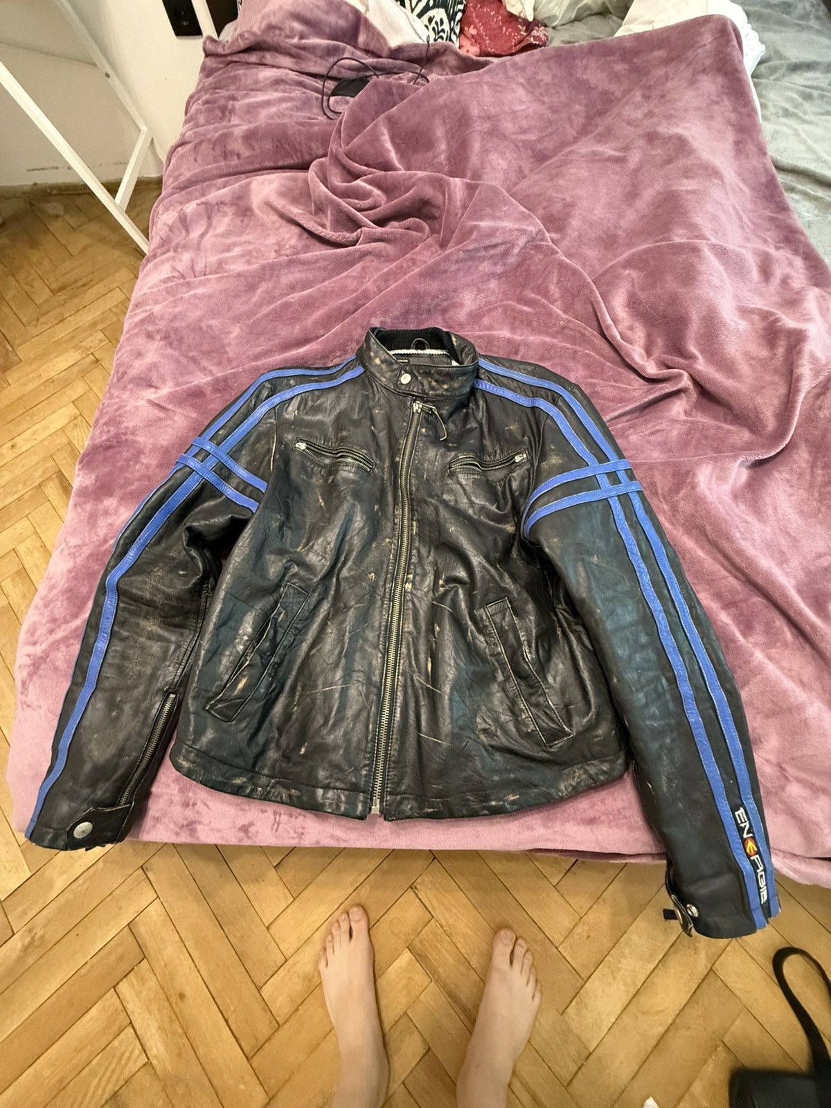 Energie Energie leather jacket Size US XL / EU 56 / 4 - 1 Thumbnail