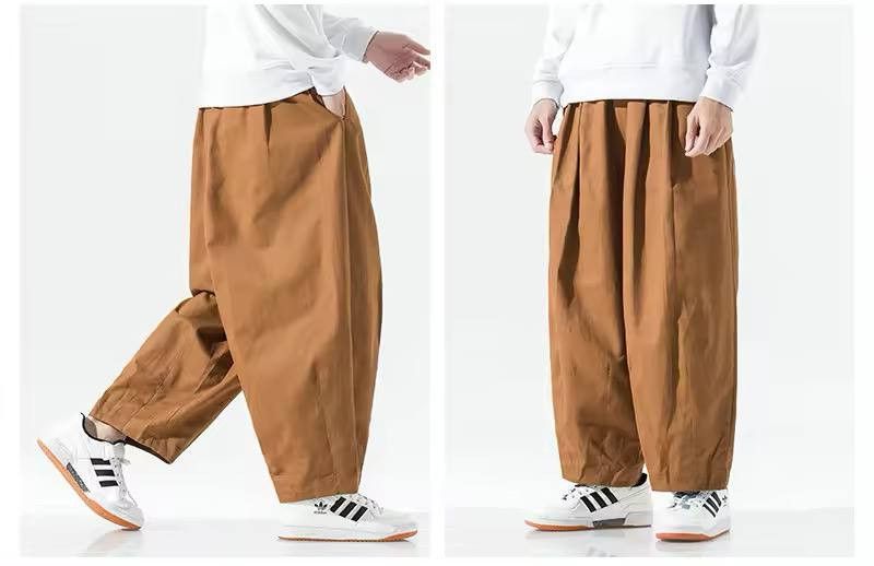 Japanese Brand × Vintage loose cotton pants Size US 34 / EU 50 - 2 Thumbnail