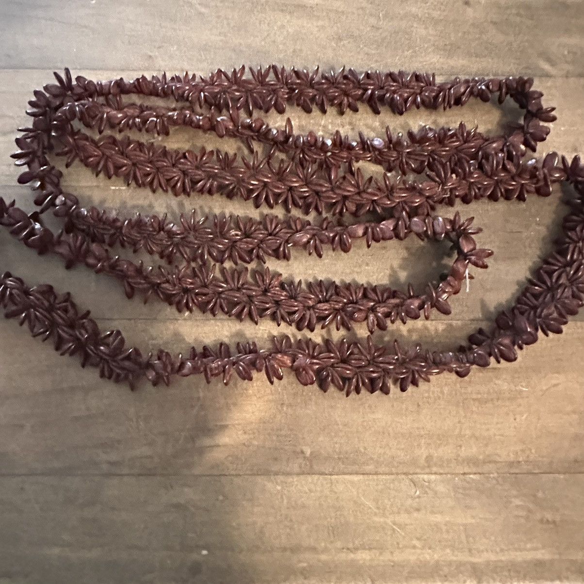 Vintage Vintage long Hawaiian Koa seed necklace Size ONE SIZE - 3 Thumbnail