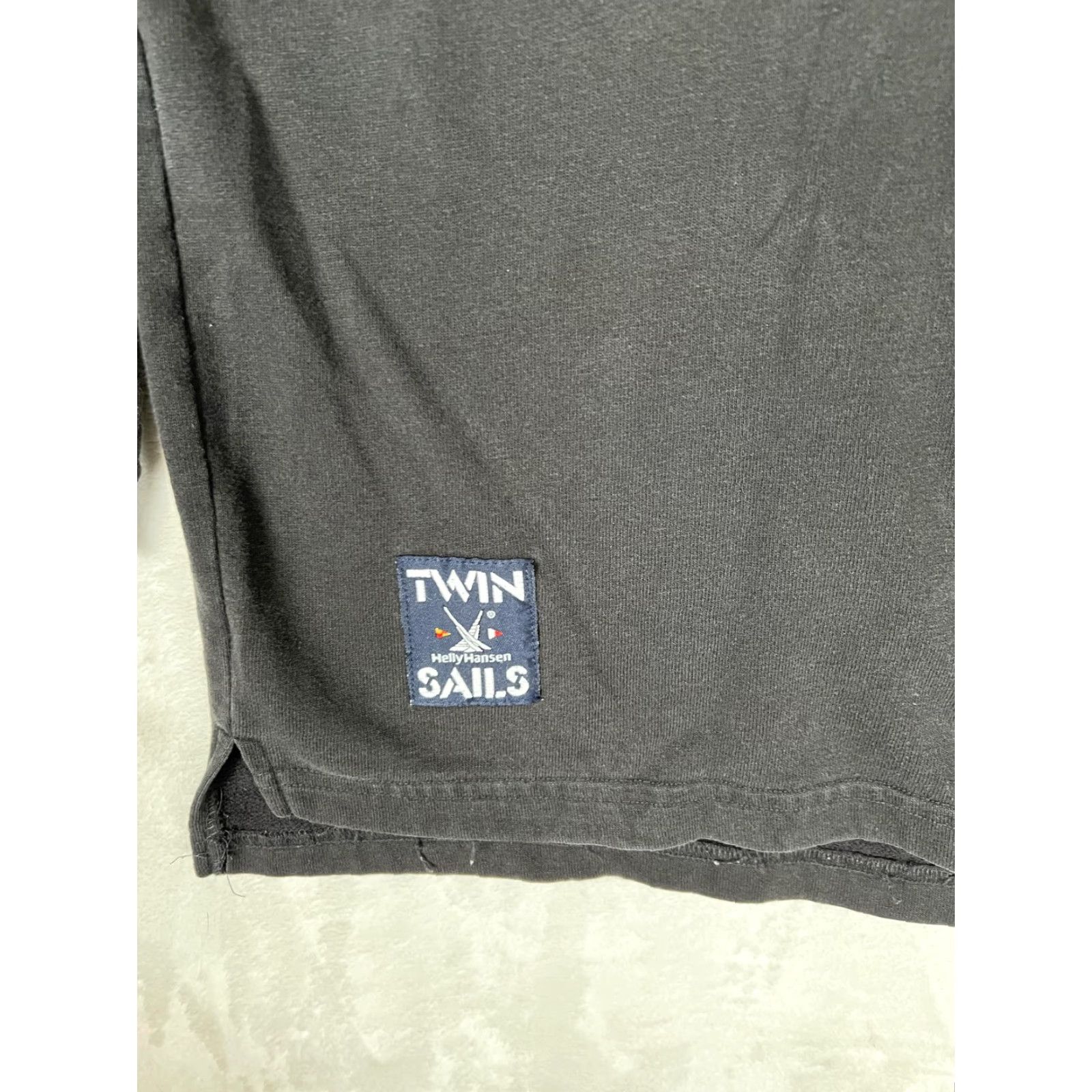 Helly Hansen VINTAGE Helly Hansen Shirt Mens XL Black Salt Lake Ski Twin Sails USA 90s Size US XL / EU 56 / 4 - 3 Thumbnail