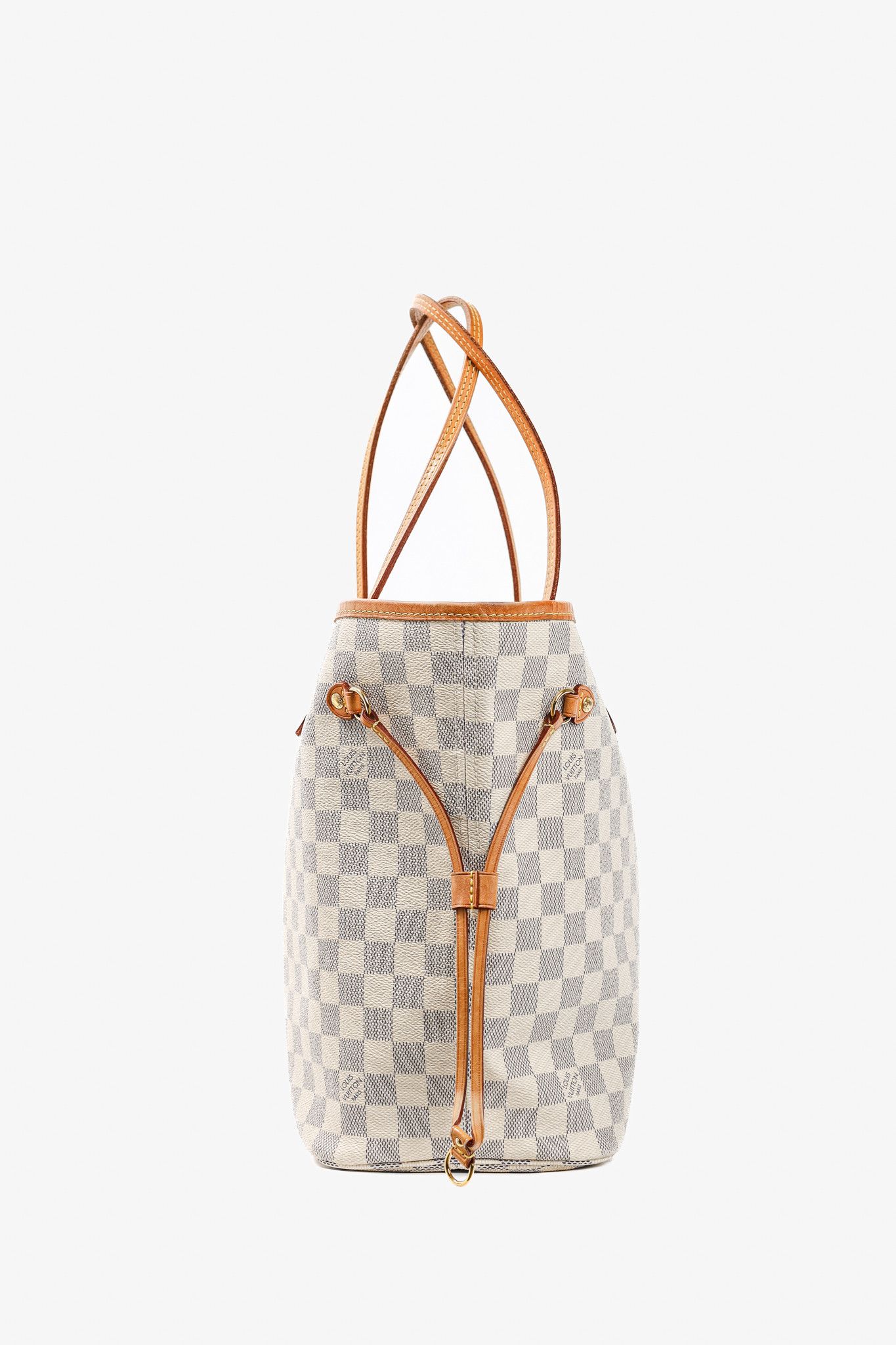 Louis Vuitton Louis Vuitton Neverfull MM Damier Azur Canvas Tote Size ONE SIZE - 3 Thumbnail