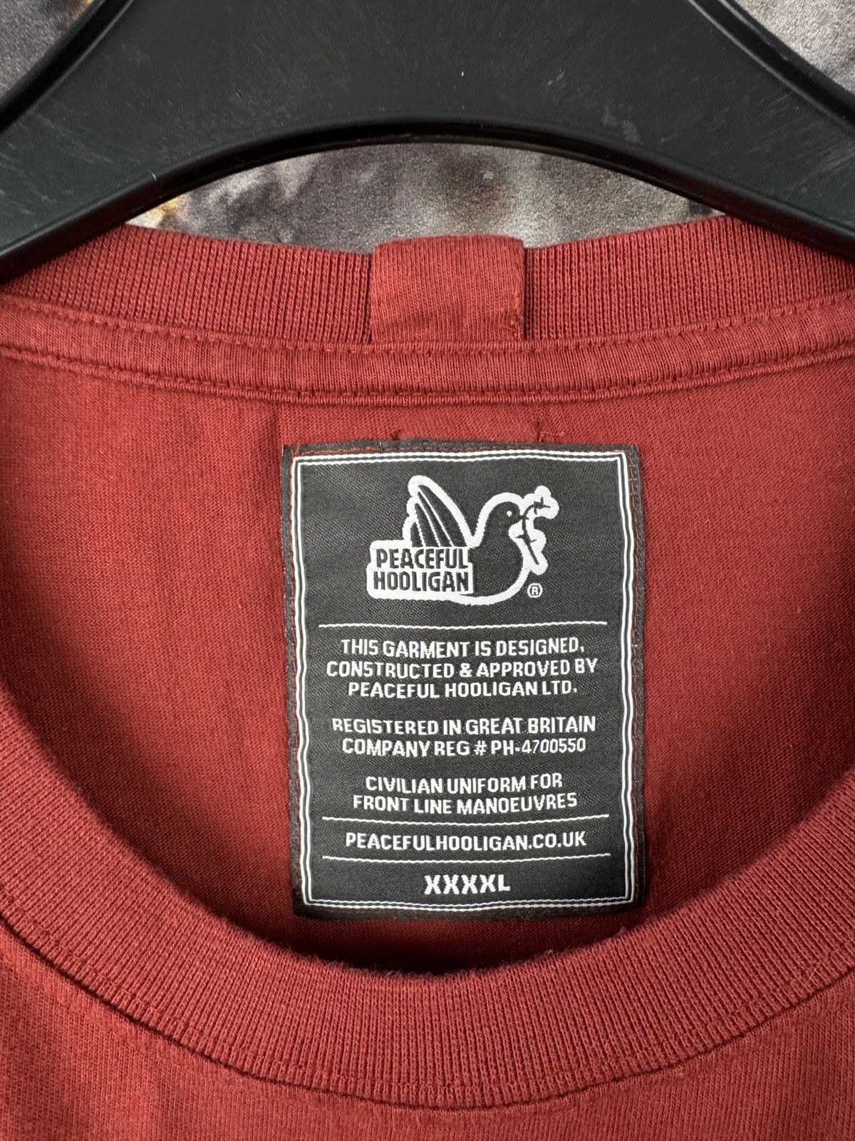 Weekend Offender Men’s Peaceful Hooligan T-Shirt Streetwear Size XXXXL Size US XXL / EU 58 / 5 - 7 Thumbnail