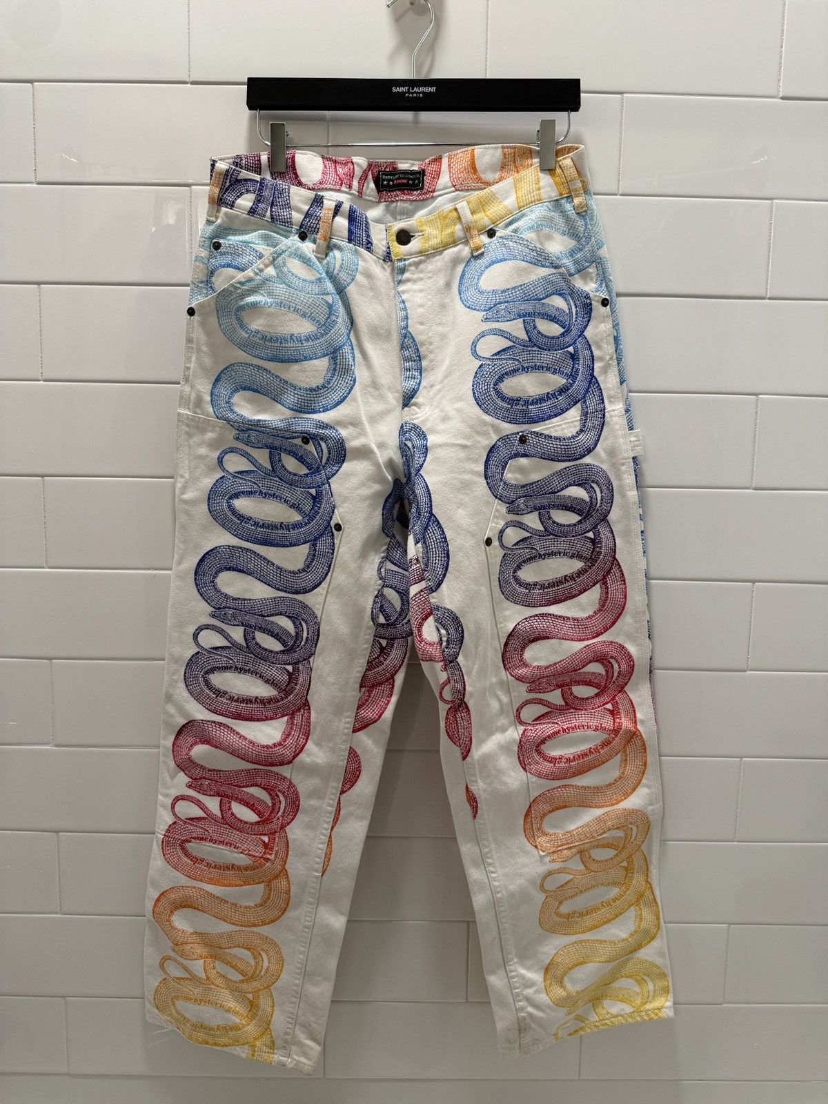 Hysteric Glamour × Supreme SUPREME HYSTERIC GLAMOUR carpenter denim Size US 30 / EU 46 - 1 Thumbnail