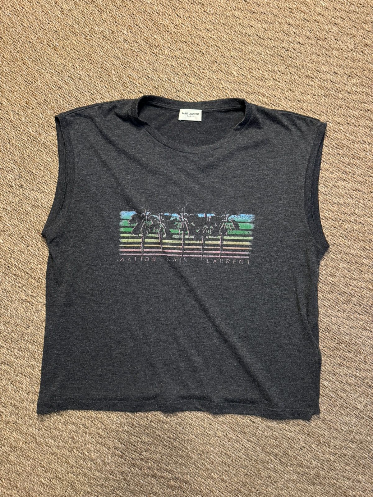 Men's Saint Laurent Paris Tank Tops & Sleeveless | Grailed