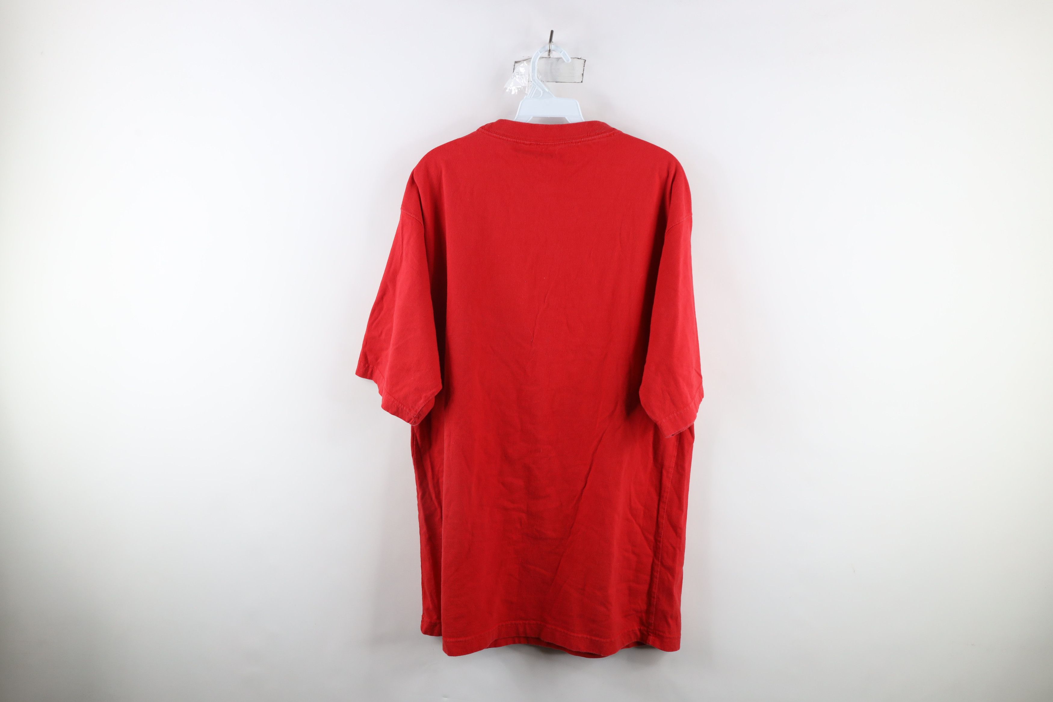 Vintage Vintage 90s Spell Out Ohio State University Football T-Shirt Size US XL / EU 56 / 4 - 8 Thumbnail