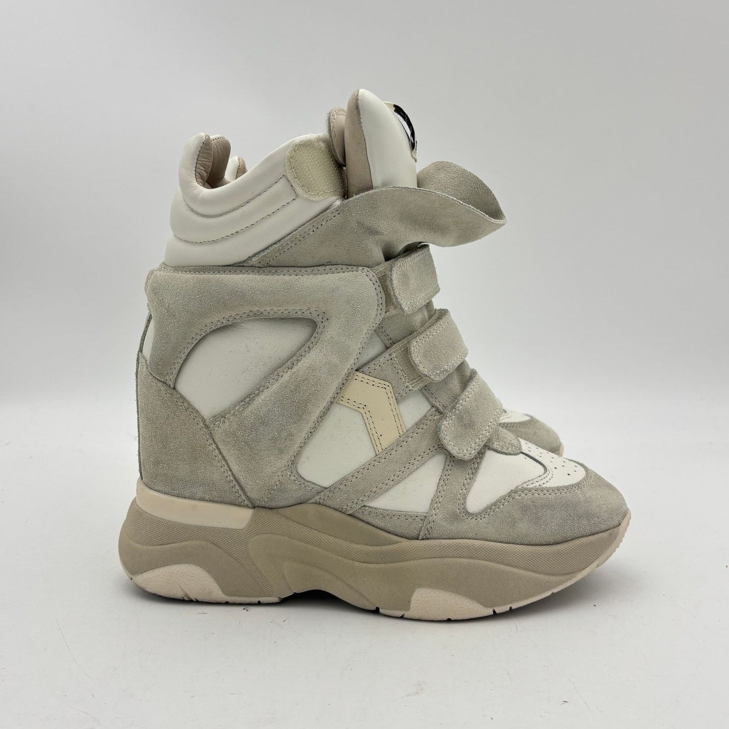 Isabel Marant Isabel Marant Balskee Suede Leather Wedge Sneakers Womens 38 Size US 8 / IT 38 - 3 Thumbnail