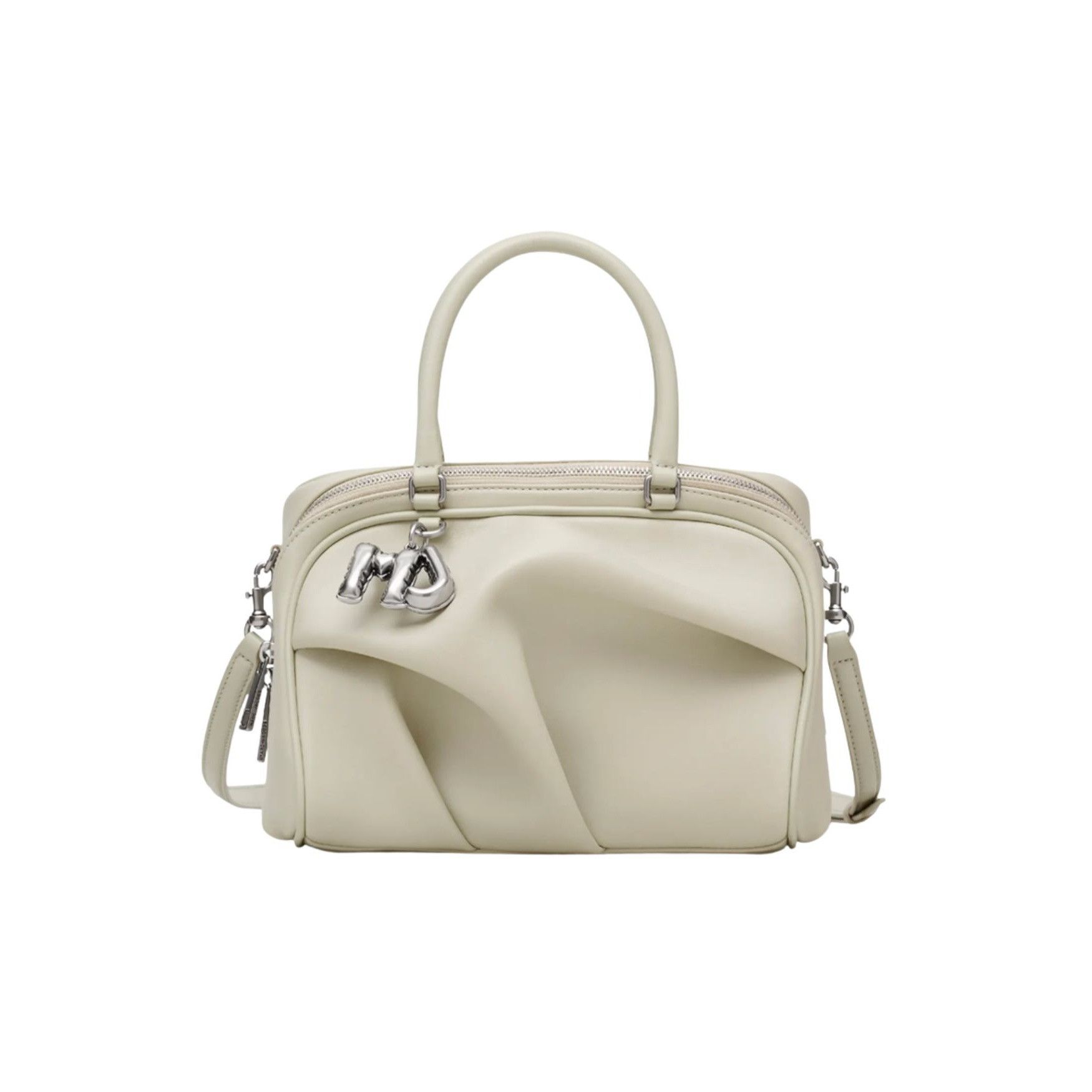 Marc Jacobs MARC JACOBS The Small Wave Top-Handle Bag Bone NEW $658 Size ONE SIZE - 1 Thumbnail
