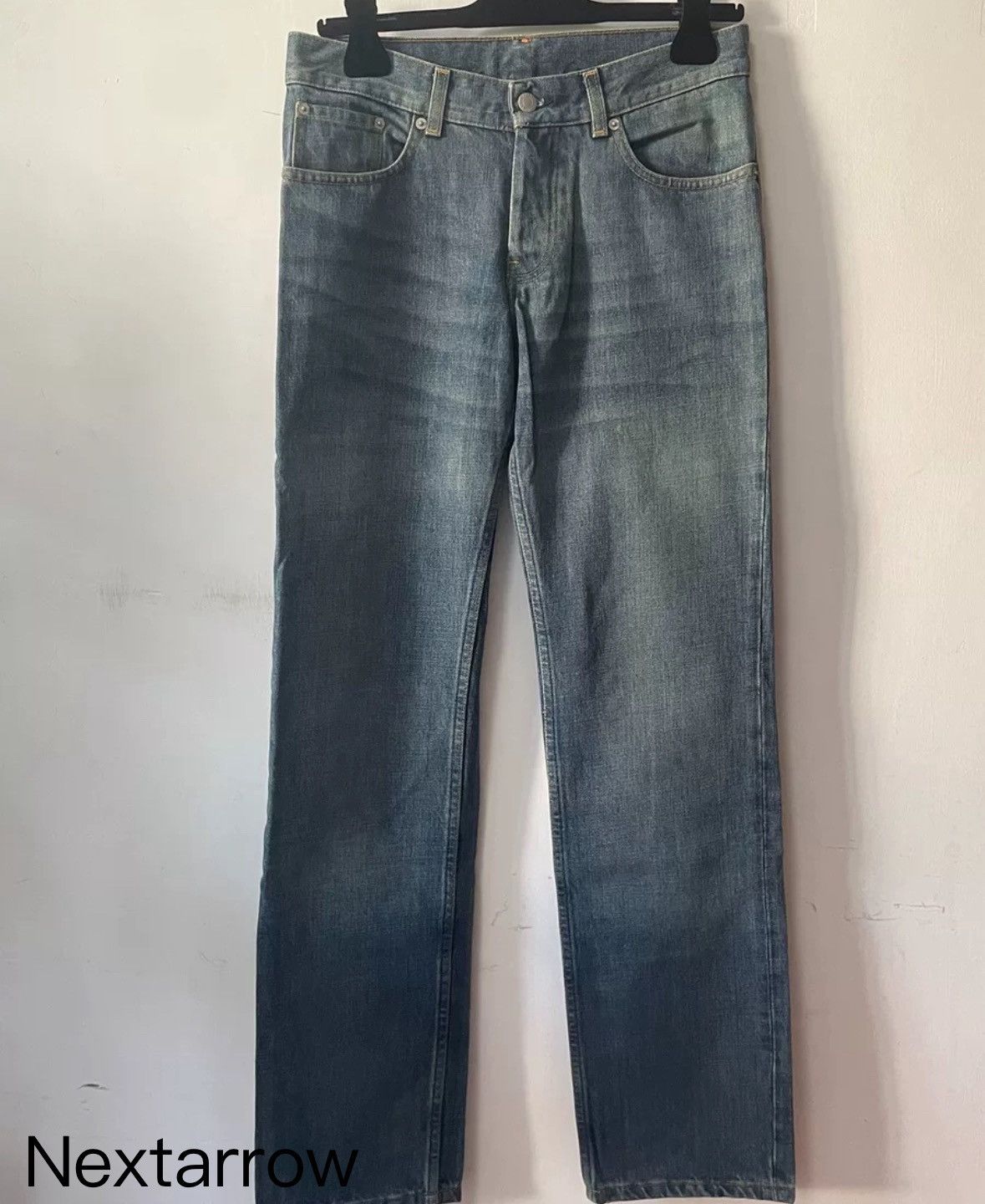 パンツ HELMUT LANG VINTAGE DARK DENIM CLASSIC 5 Helmut Lang Helmut Lang Vintage Dark Denim Low Waist jeans