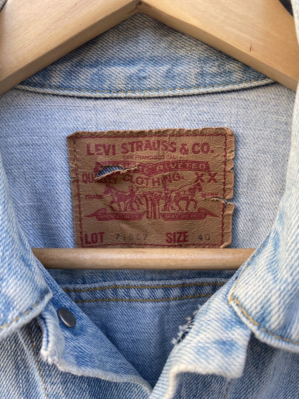 Levi's Vintage LEVIS Big E trucker jacket Size US M / EU 48-50 / 2 - 6 Thumbnail