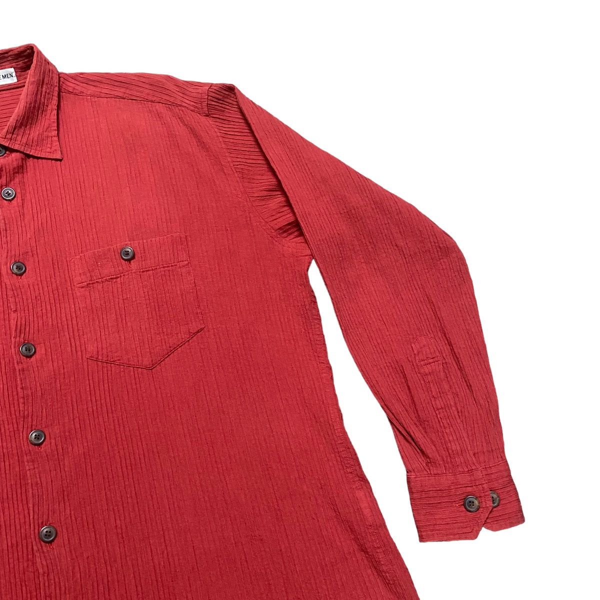 Issey Miyake Issey Miyake Men Pleated Shirt Oversized Size US M / EU 48-50 / 2 - 7 Thumbnail