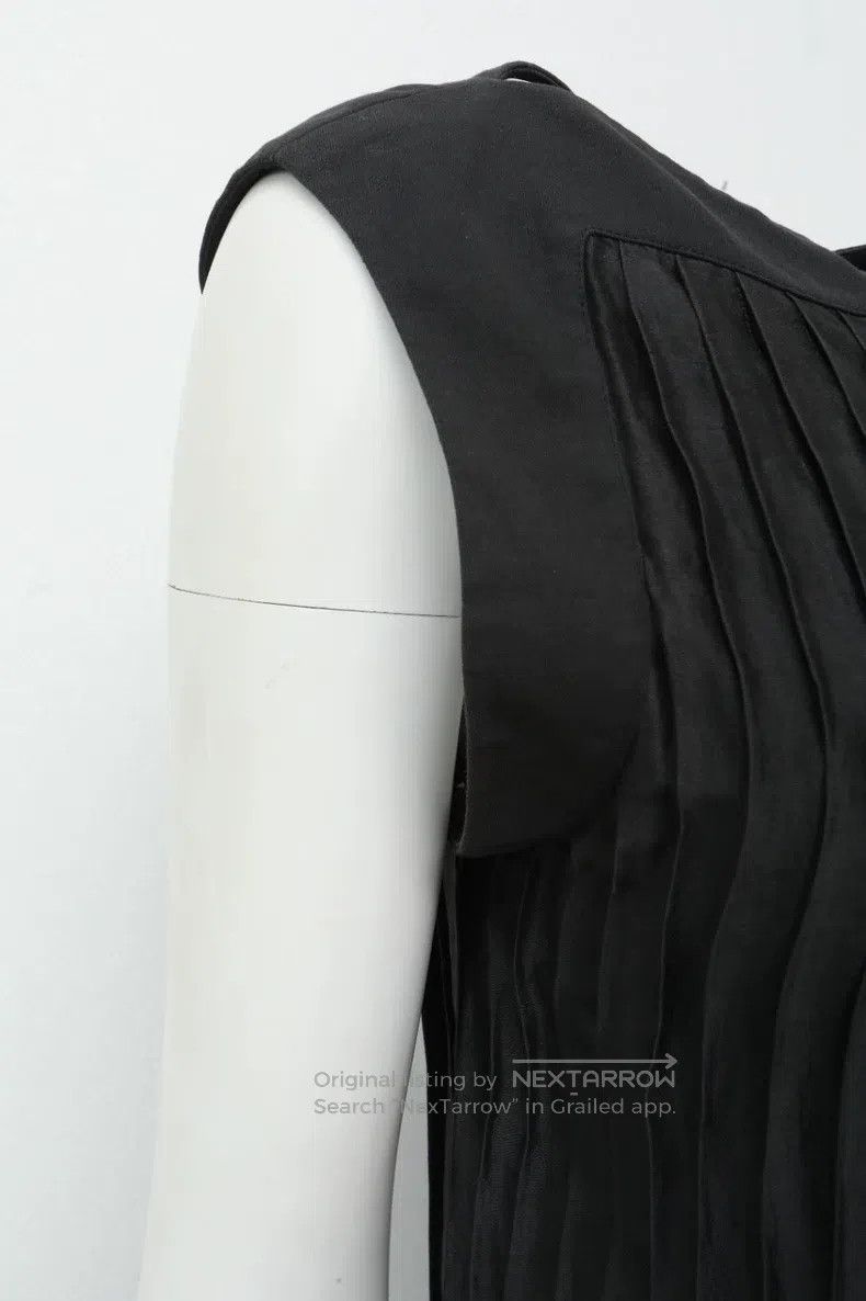 Hermes Hermes Black Dress with Chest Embroidery Logo Sleeveless D Size XS / US 0-2 / IT 36-38 - 6 Thumbnail