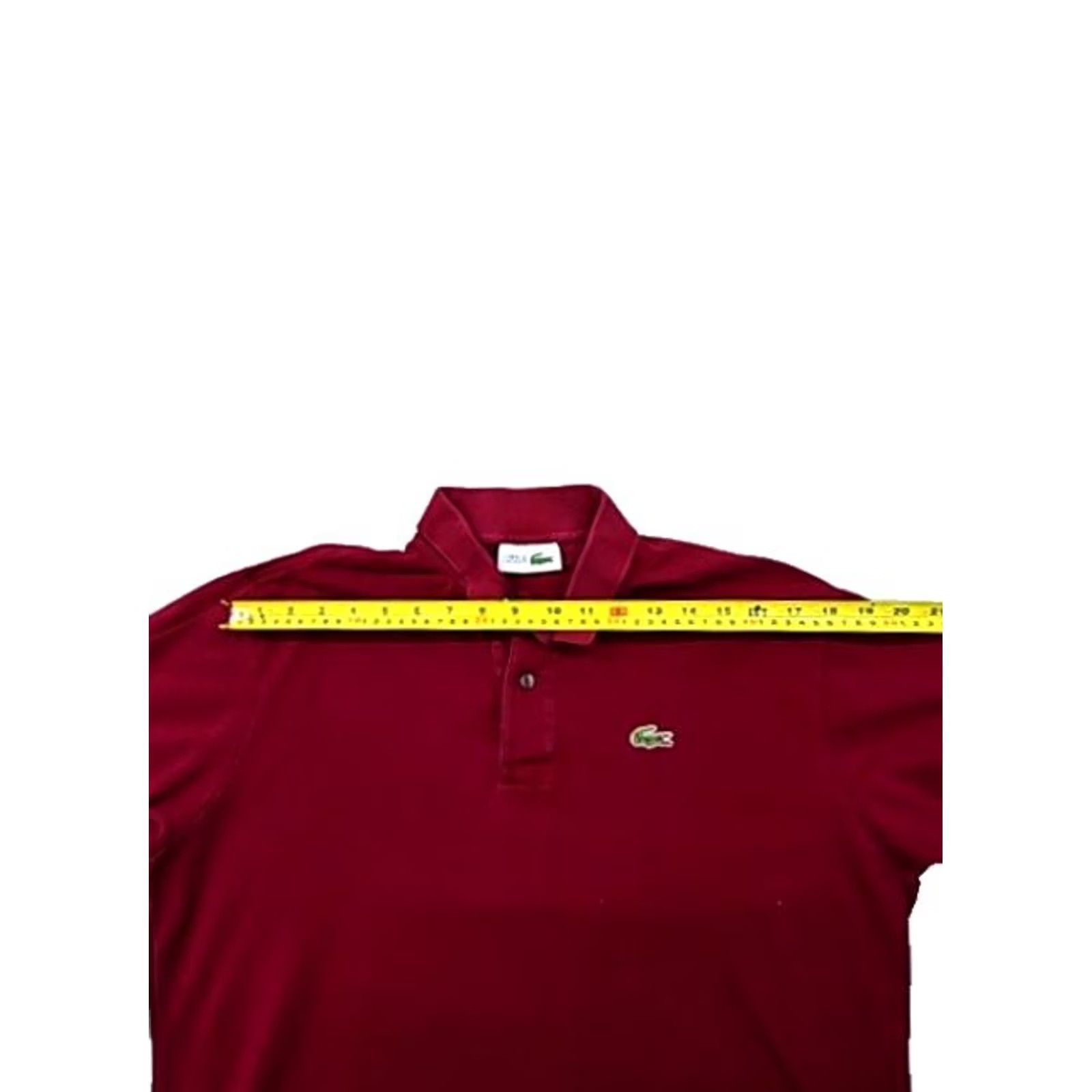 Lacoste Lacoste Red Short Sleeve Polo Shirt Mens Regular Croc Logo Spain Polo Shirt Mens Regular L Red Crocodile Logo Spain Size US L / EU 52-54 / 3 - 4 Thumbnail