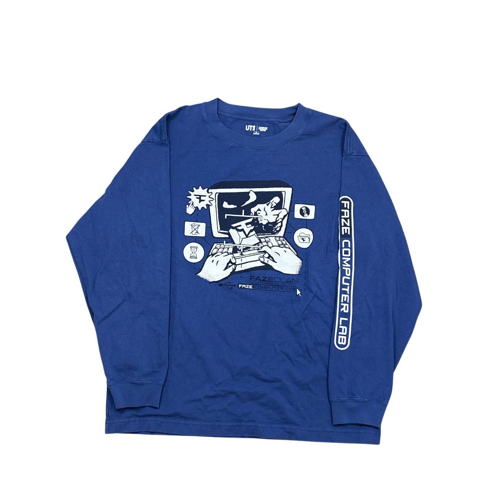 Uniqlo UNIQLO UT Hypebeast Community Center FaZe Clan Japan M Blue Size US M / EU 48-50 / 2 - 1 Thumbnail