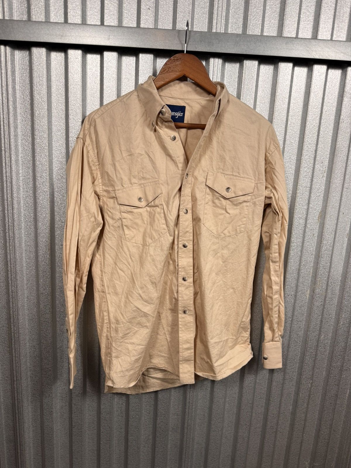Wrangler Vintage Wrangler Blank Button Up Western Cowboy Shirt Size US M / EU 48-50 / 2 - 4 Thumbnail