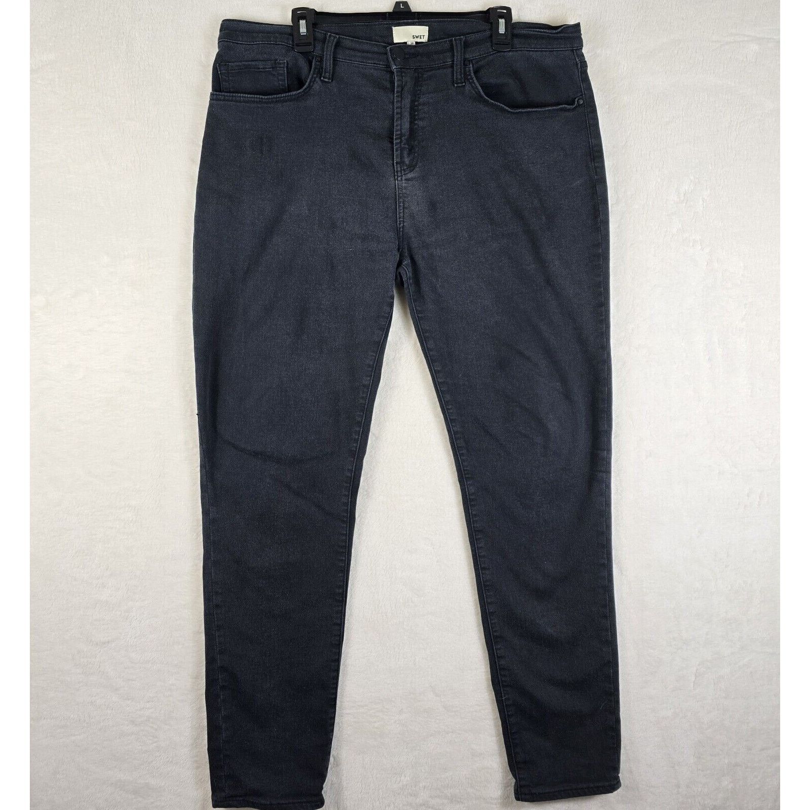 Other SWET TAILOR Men's Slim Stretch Pants Black Size 38X34 (38x32 Size US 38 / EU 54 - 2 Thumbnail