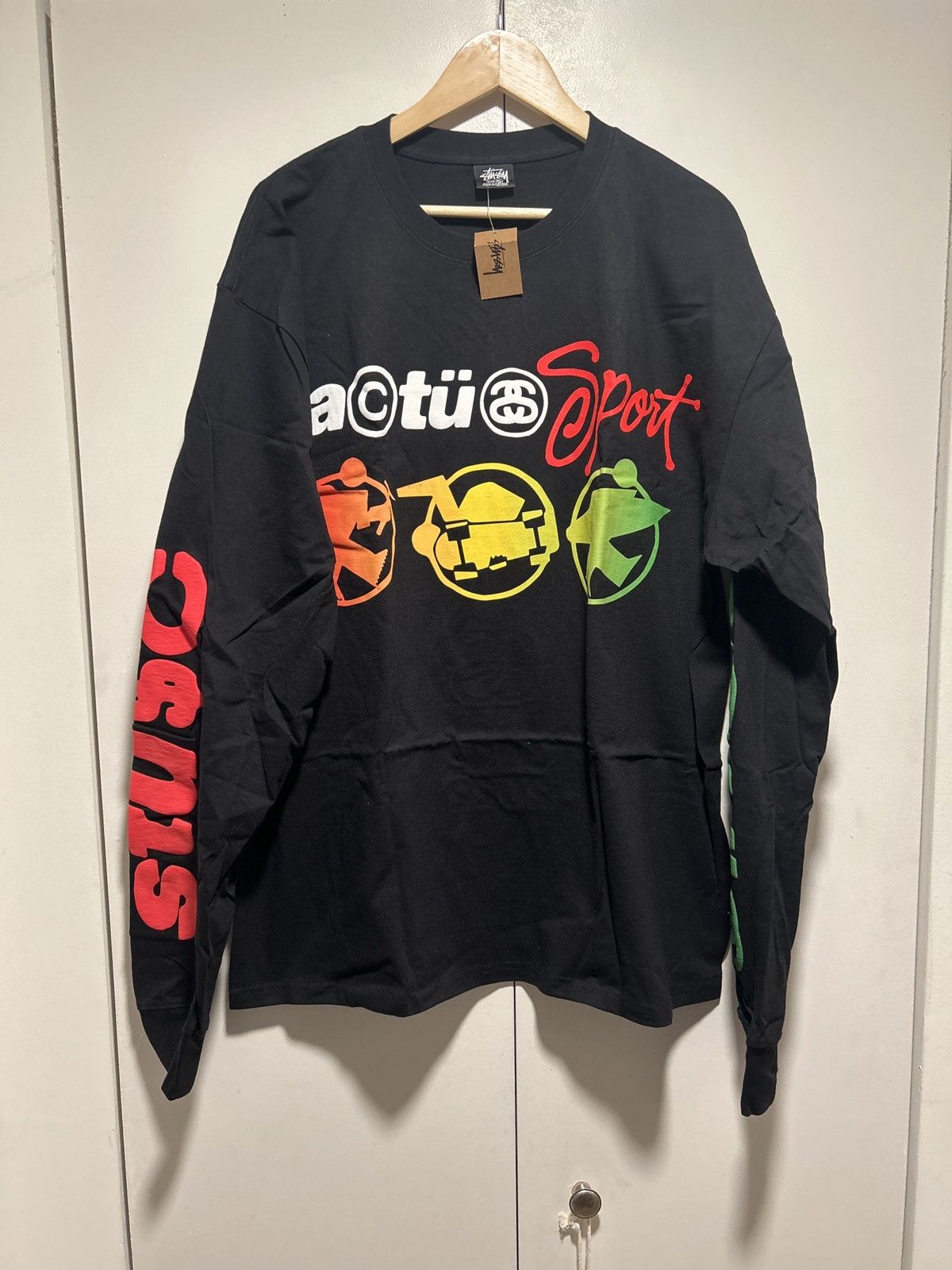 Cactus Plant Flea Market × Stussy STÜSSY & CPFM SPORT LS TEE | Grailed