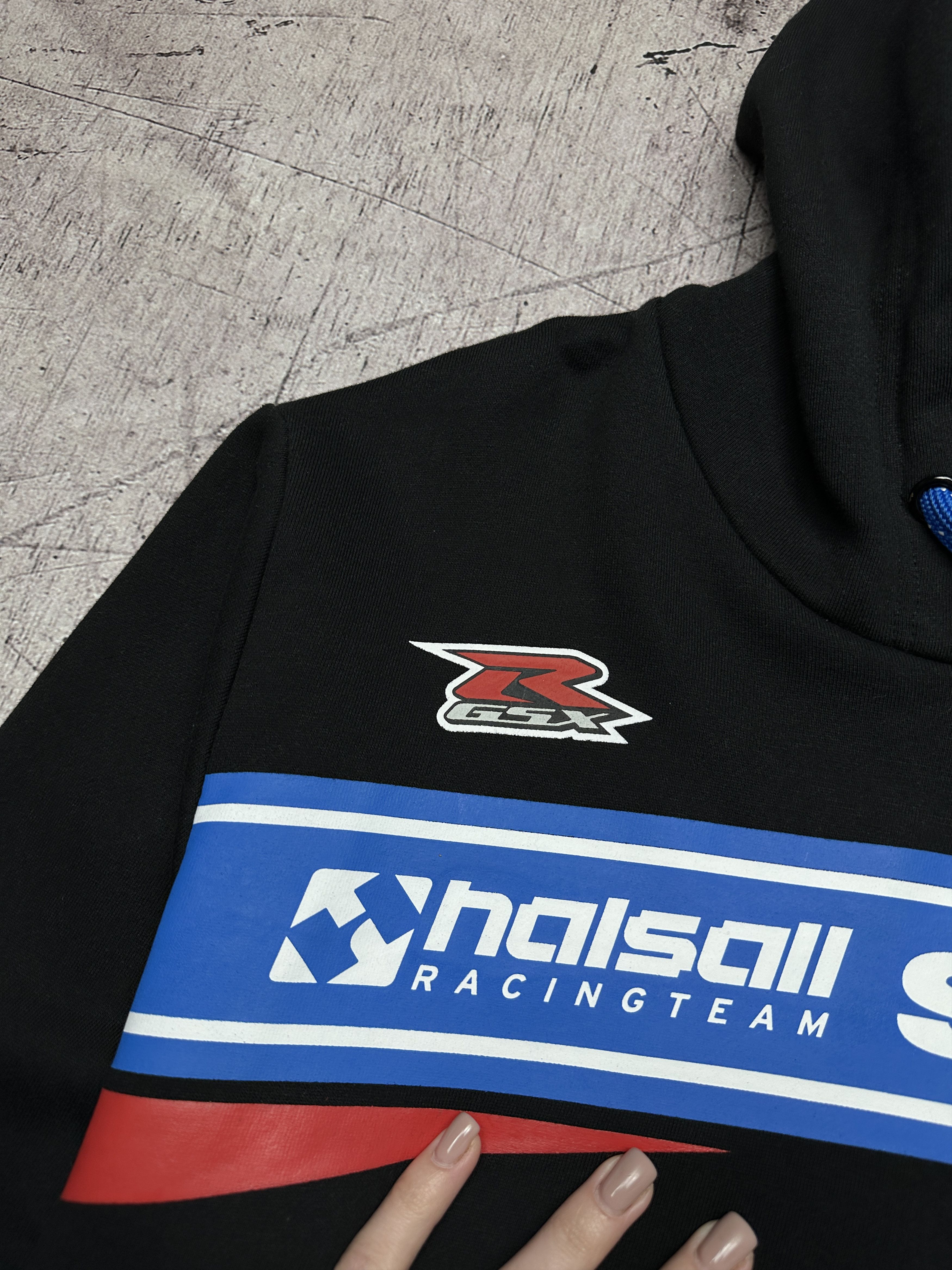 Japanese Brand Suzuki Racing Team Mens Hoodie Size US XL / EU 56 / 4 - 3 Thumbnail
