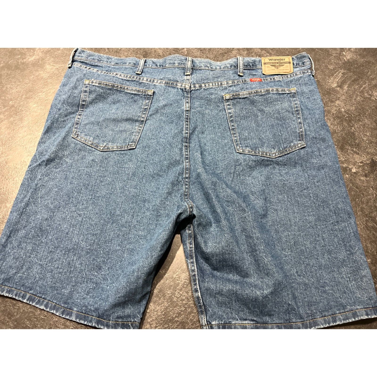 Wrangler VINTAGE Wrangler Men’s Cargo Denim Shorts 48 Big & Tall Blue Spring Summer Casual Size US 32 / EU 48 - 2 Thumbnail