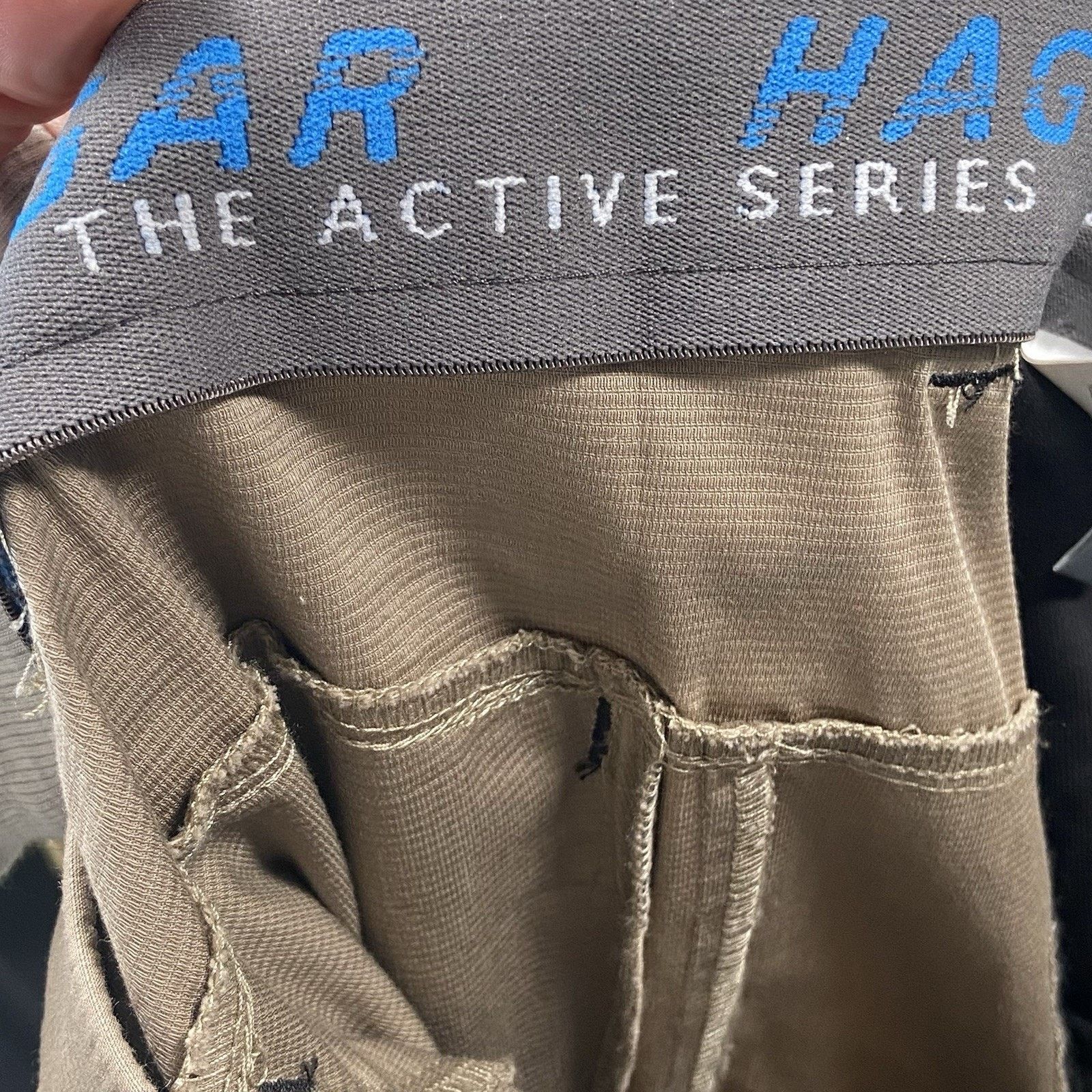 Haggar Haggar Pants Mens 42x30 Khaki Active Free Trek Urban Cargo Size US 42 / EU 58 - 3 Thumbnail