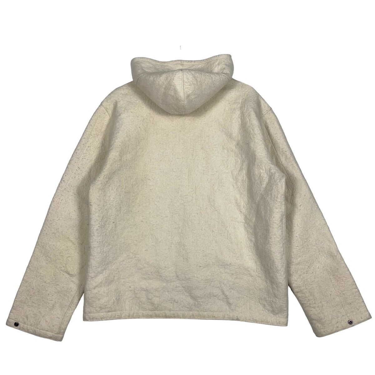 Massimo Osti × Stone Island 💥AW2003 STONE ISLAND SHERPA BUTTON JACKET Size US L / EU 52-54 / 3 - 7 Thumbnail