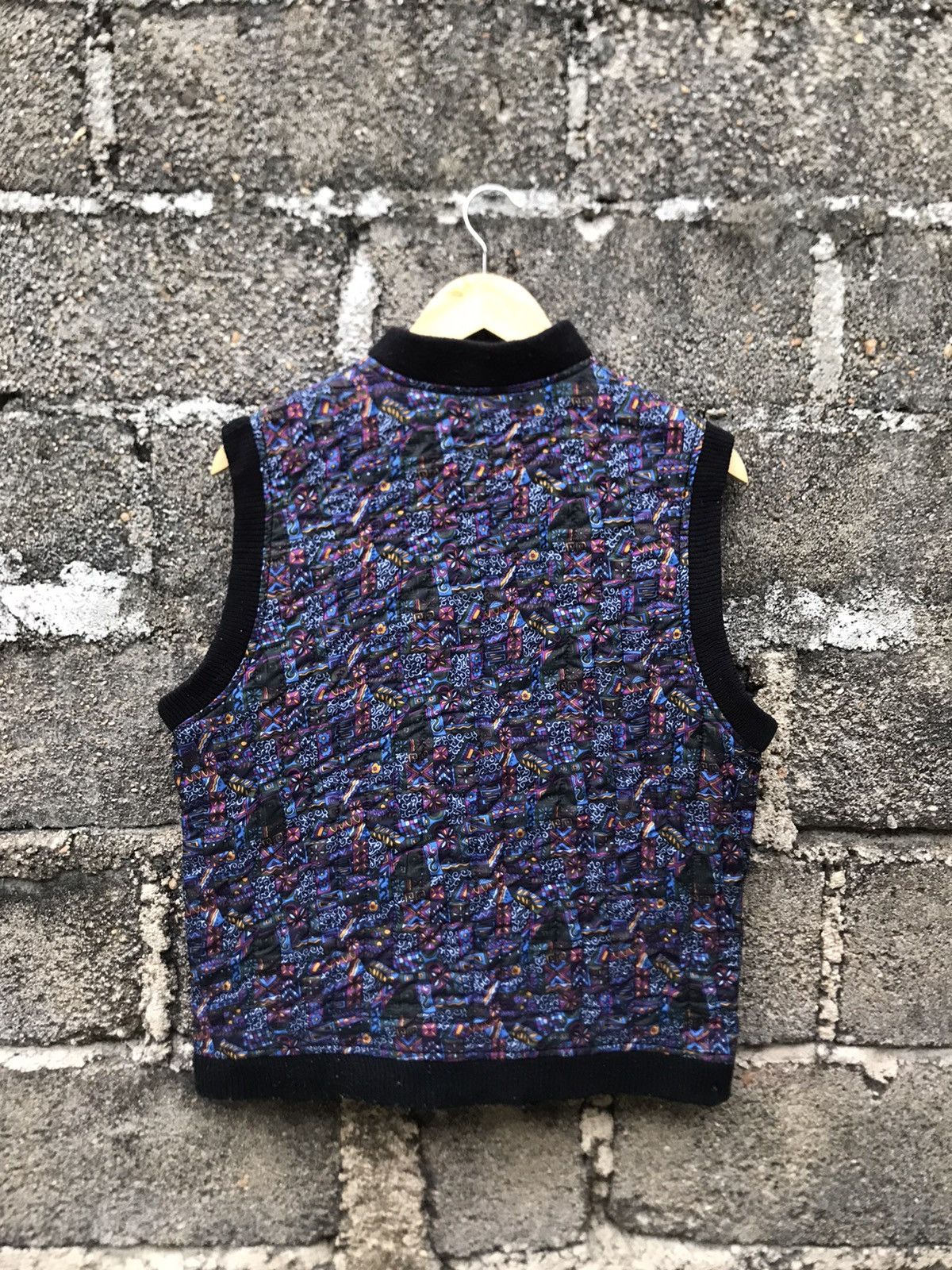 Japanese Brand × Vintage Vintage Ajrakh Block Quilted Vest Size US M / EU 48-50 / 2 - 10 Thumbnail