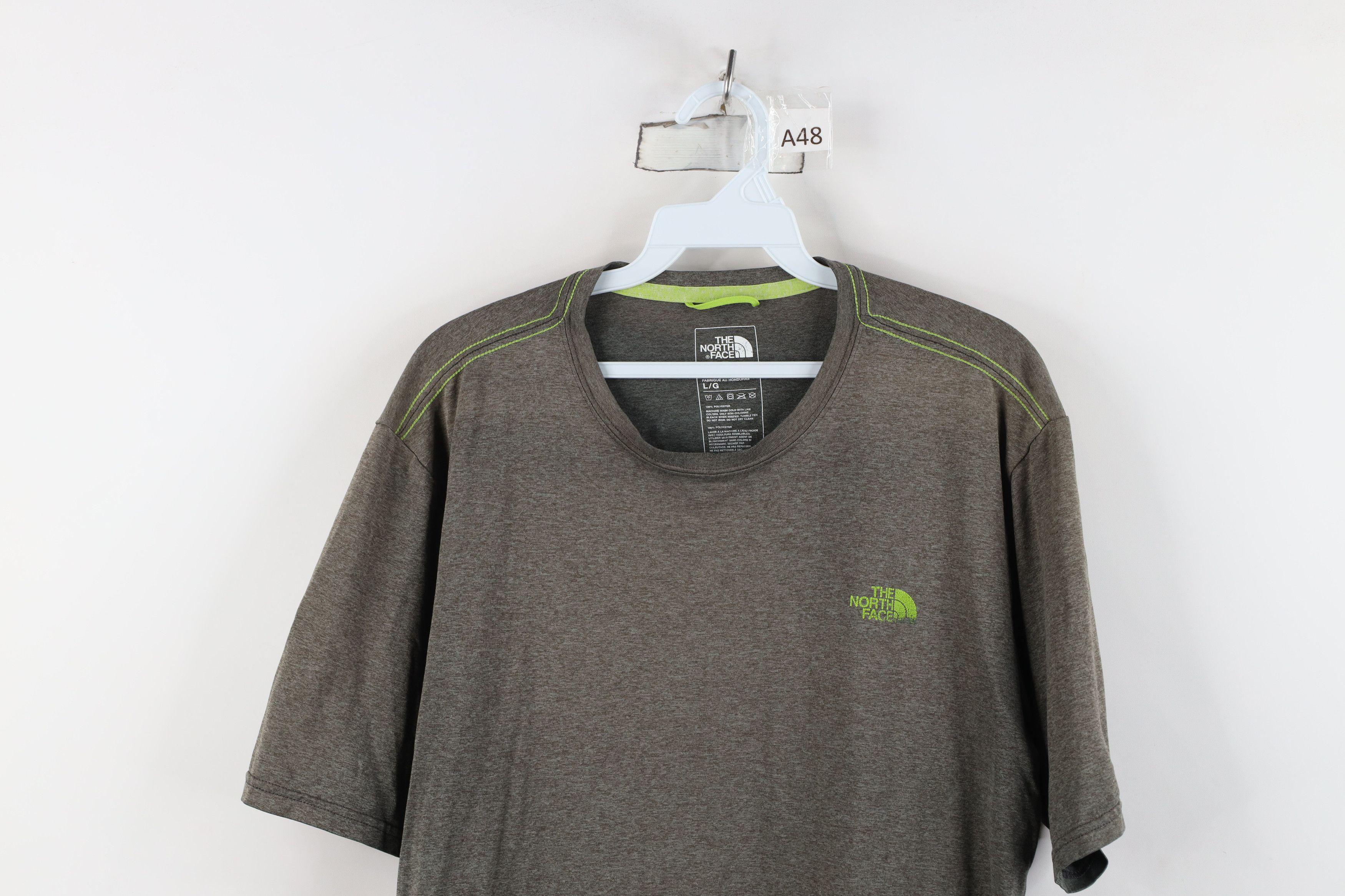 The North Face The North Face Spell Out Short Sleeve T-Shirt Green Gray Size US L / EU 52-54 / 3 - 2 Thumbnail