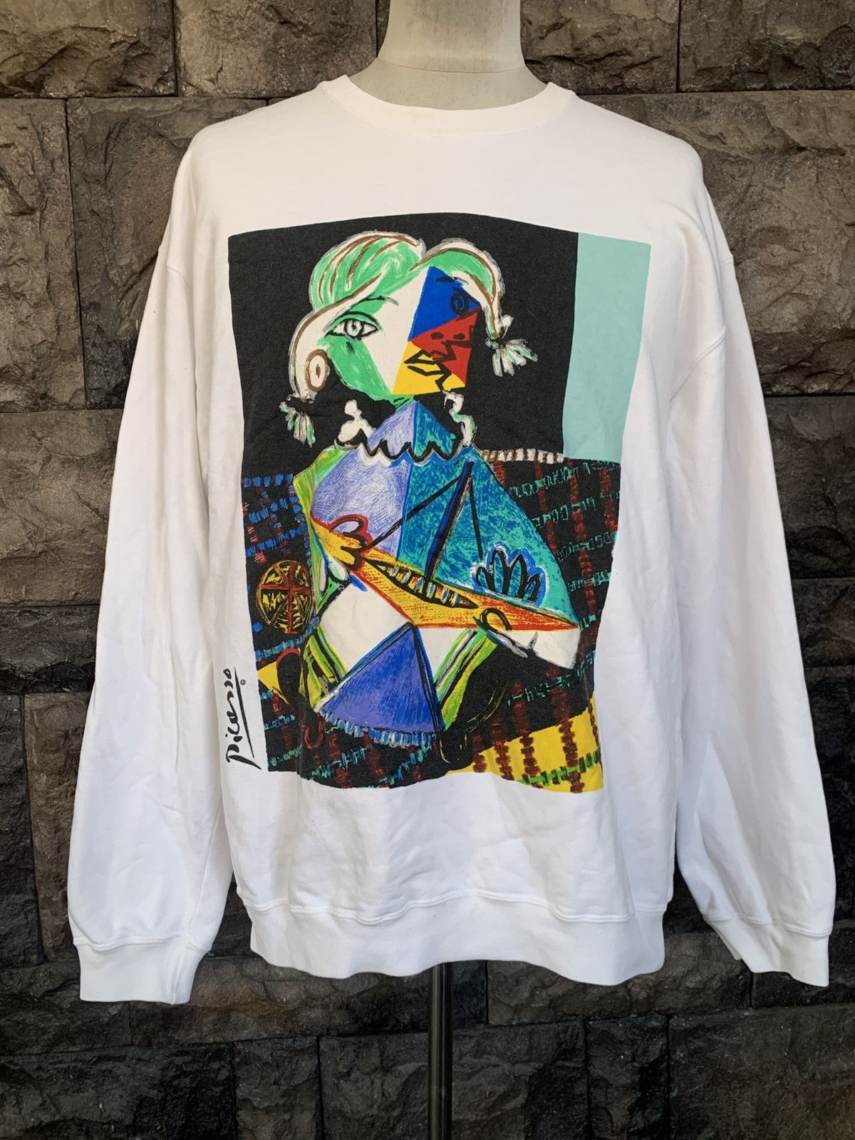 Arts & Science Vintage Pablo Picasso Artwork / Art Sweatshirt Size US L / EU 52-54 / 3 - 1 Thumbnail