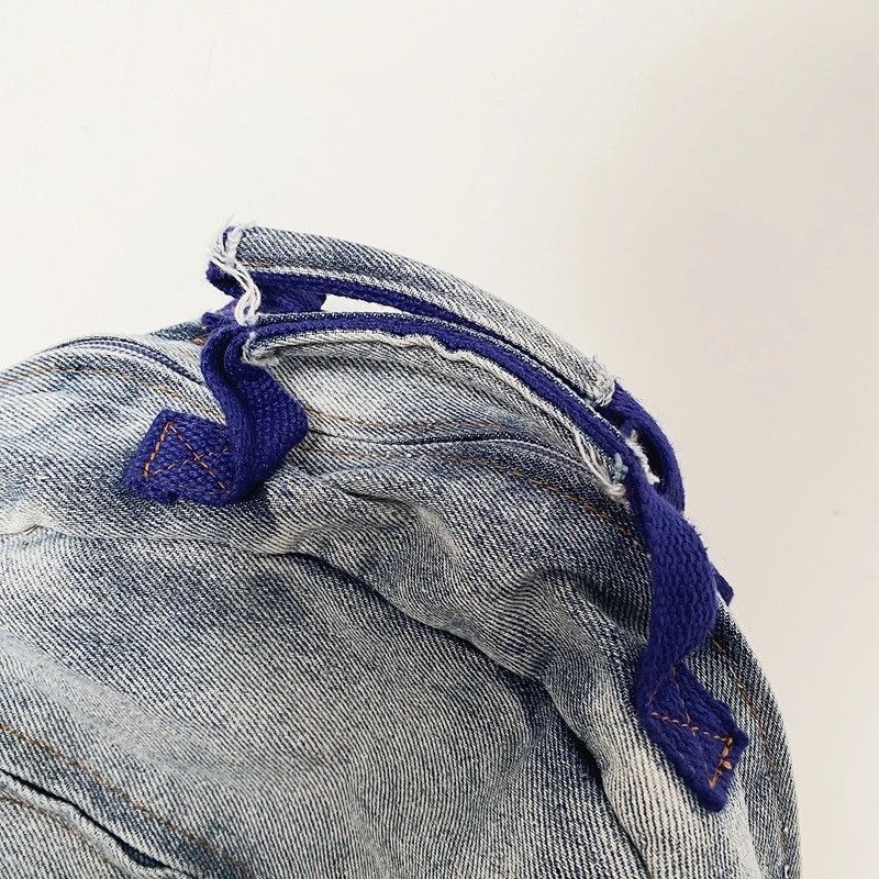 Japanese Brand Denim Backpack Size ONE SIZE - 4 Thumbnail
