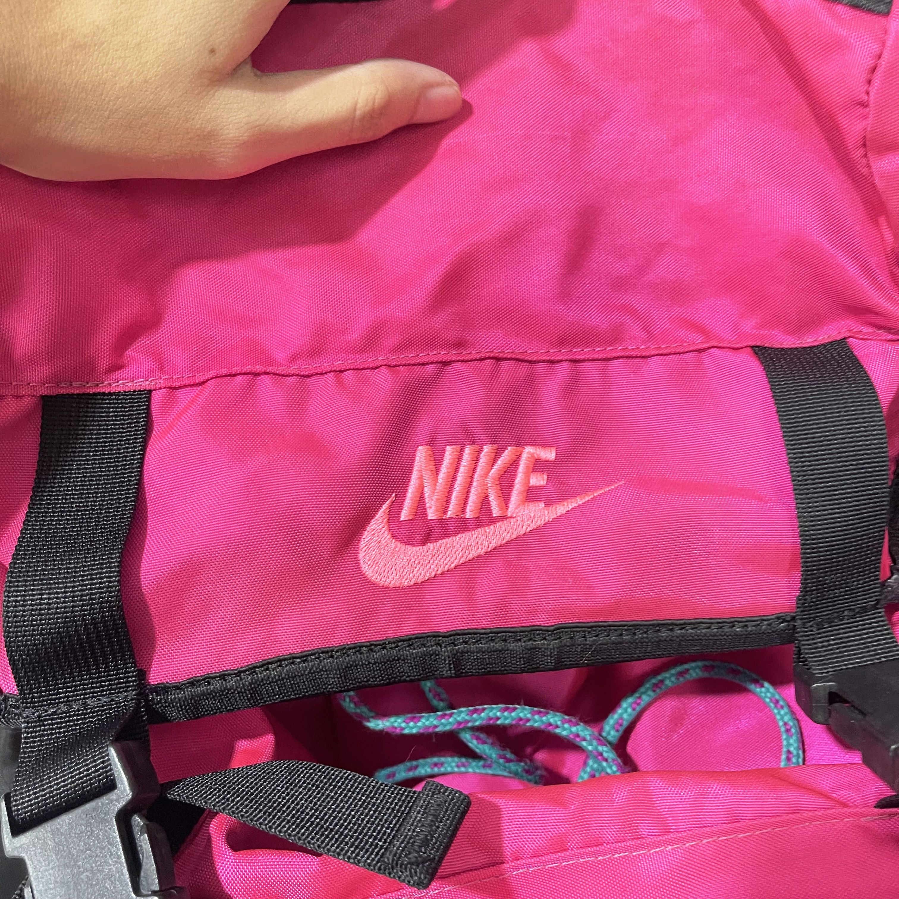 Nike ACG Vintage Nike ACG Backpack Pink Black Hiking Bag Size ONE SIZE - 5 Thumbnail