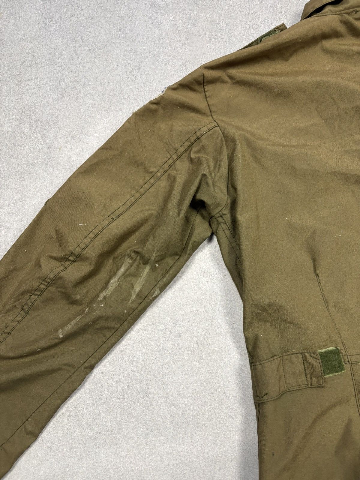 Vintage 1981 RAF MK 14A Flying Suit Olive Military Flight Coverall Size US XXL / EU 58 / 5 - 18 Thumbnail