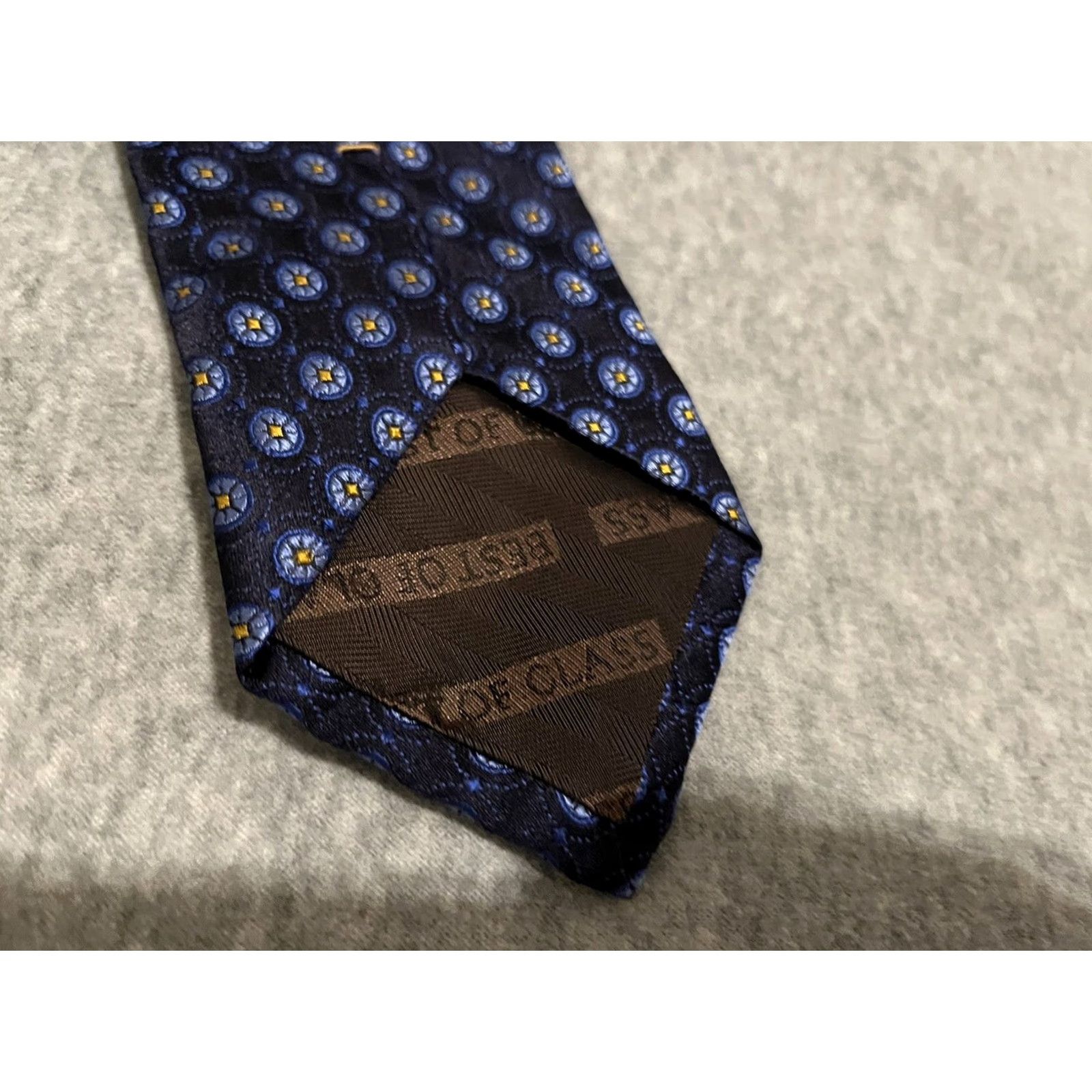 Robert Talbott Robert Talbott Best of Class Blue Floral Silk Tie Mens Tie Blue 100% Silk Classic 57"-60" Floral Pattern Size ONE SIZE - 3 Thumbnail