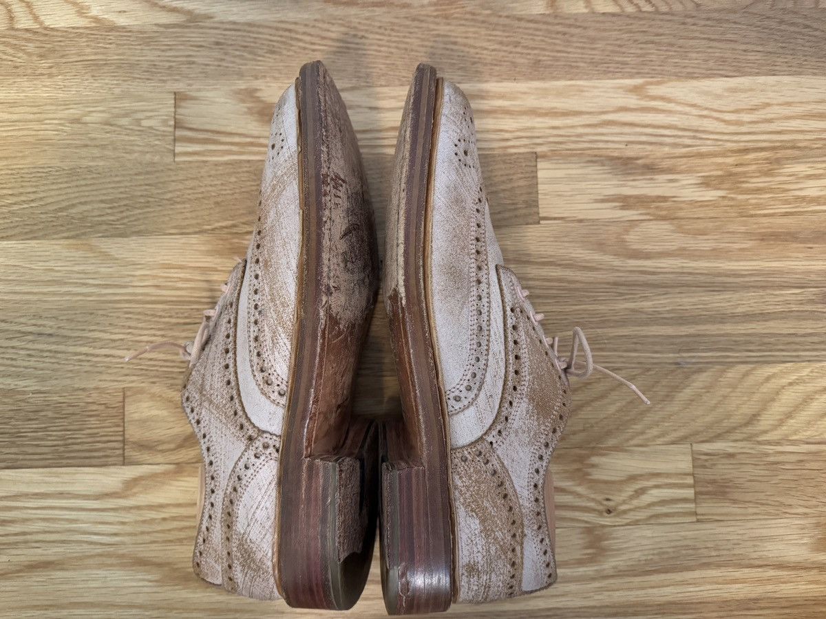 Paul Smith Paul Smith Mauve Pink Distressed Leather Derby US 10.5 Size US 10.5 / EU 43-44 - 4 Thumbnail
