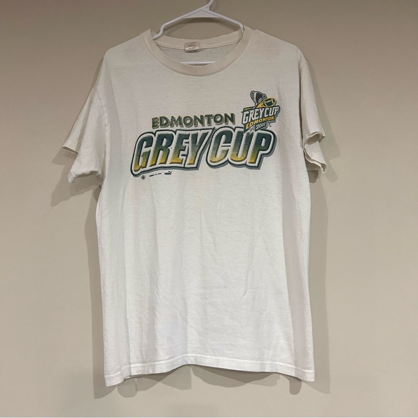 Puma Vintage 2002 Edmonton Grey Cup Football Shirt Size US M / EU 48-50 / 2 - 1 Thumbnail